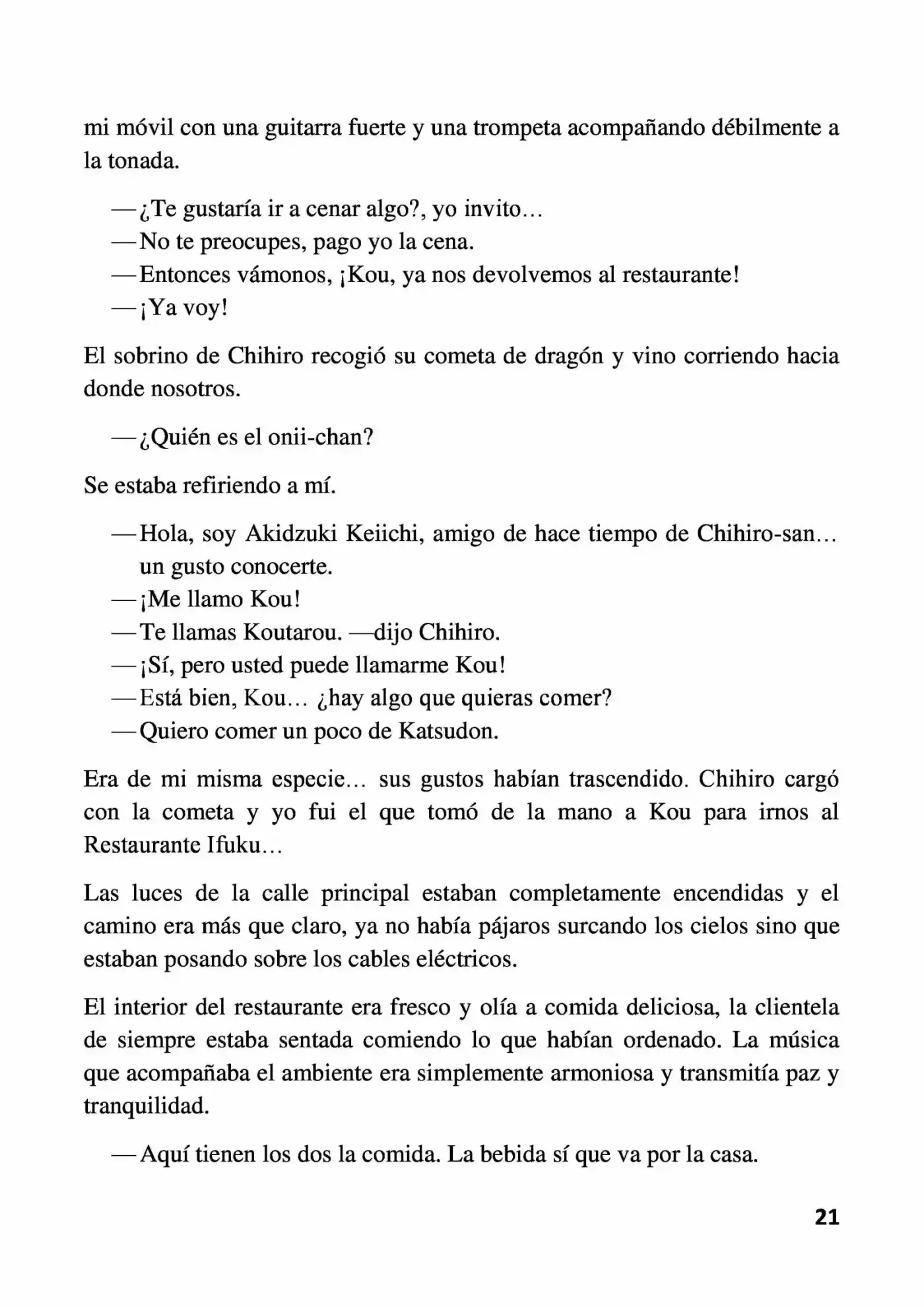 Mujaki Na Ore Wa Jitsu Ni Mijime (Novela) - Capítulo 24 - Página 21 - LectorTMOo