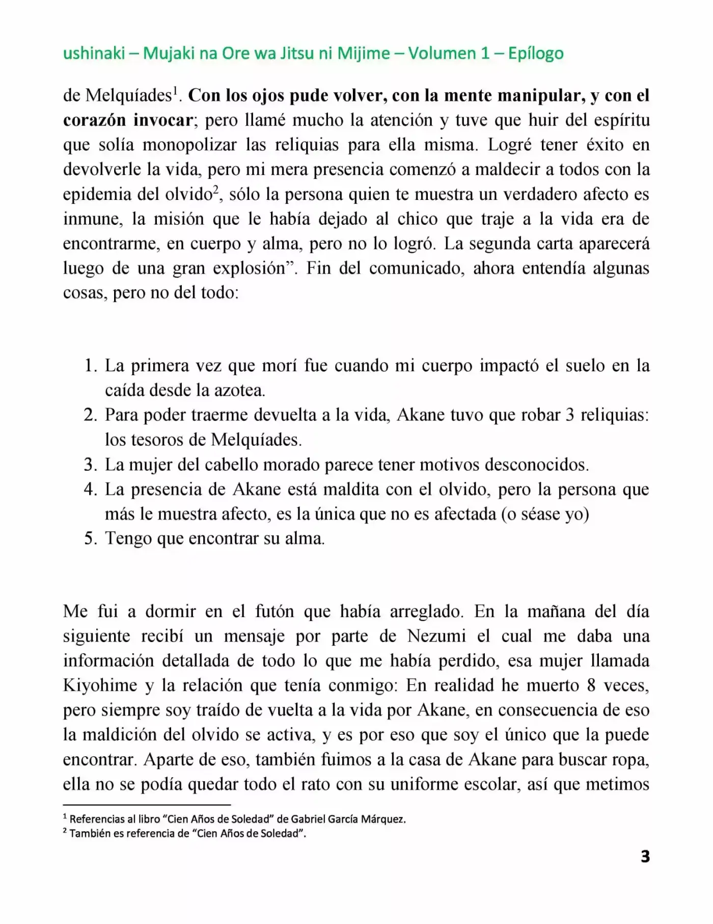 Mujaki Na Ore Wa Jitsu Ni Mijime (Novela) - Capítulo 9.50 - Página 3 - LectorTMOo
