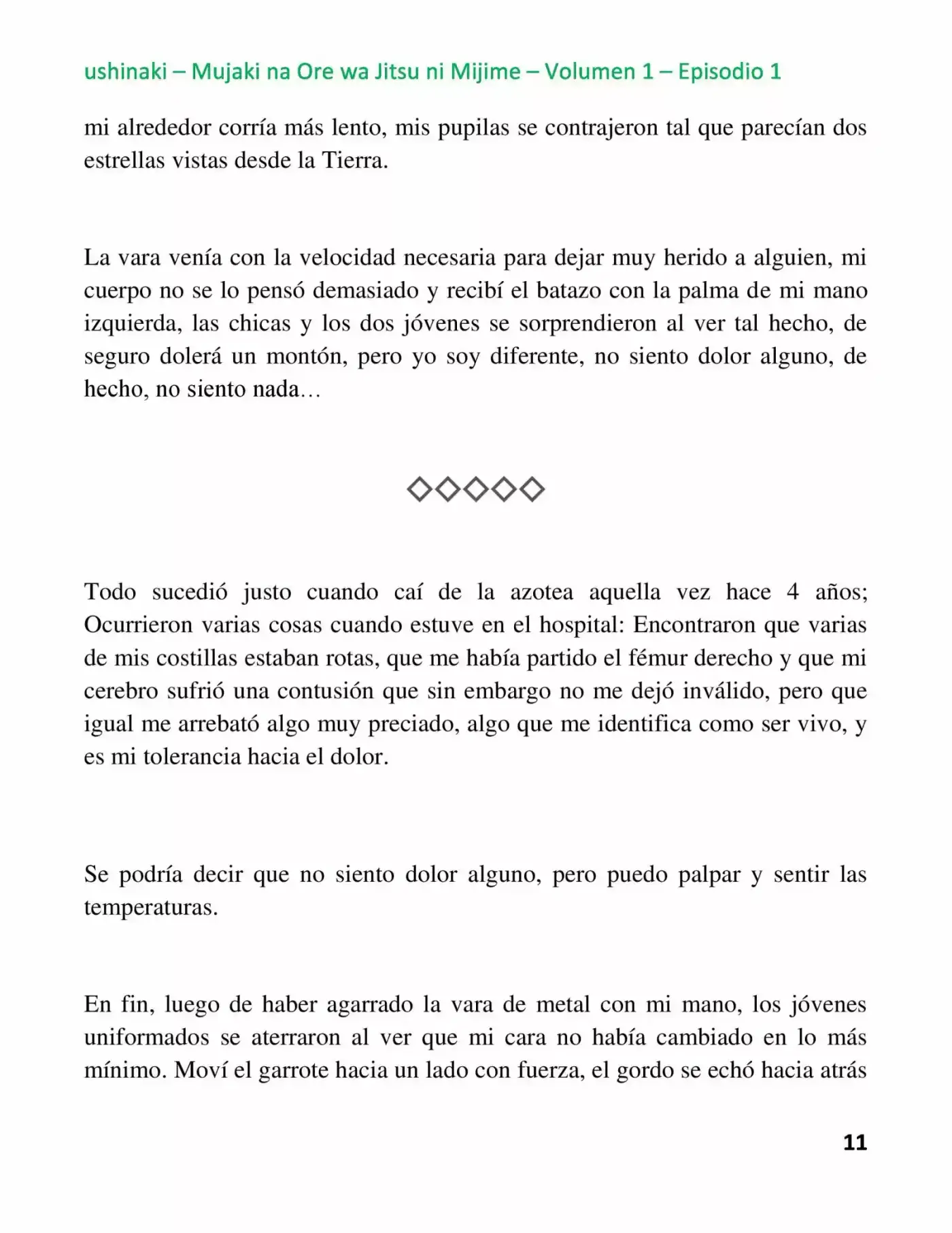 Mujaki Na Ore Wa Jitsu Ni Mijime - Capítulo 1 - Página 11 - LectorTMOo