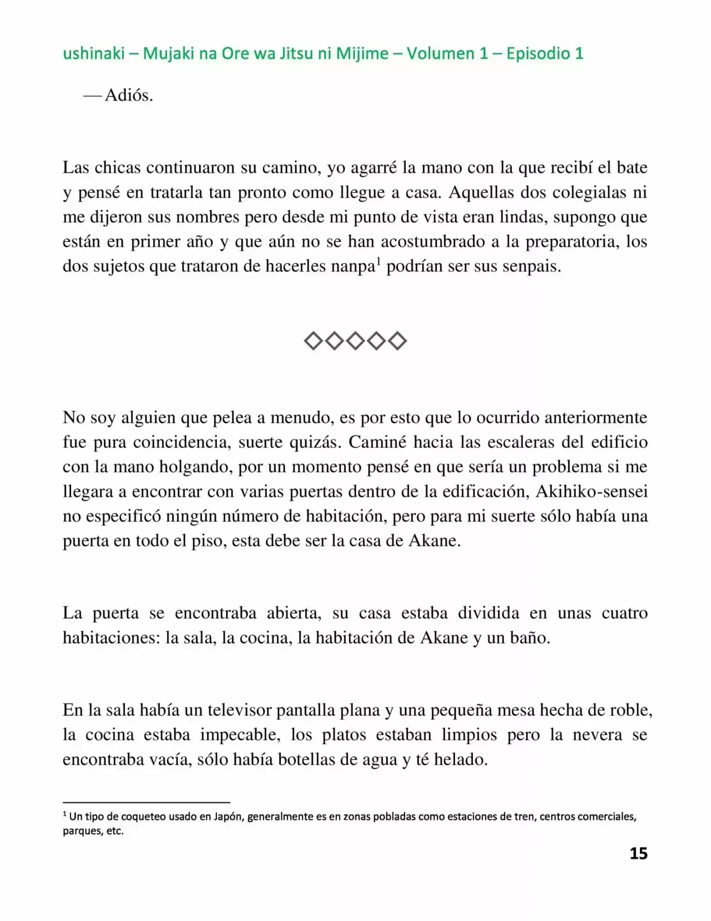 Mujaki Na Ore Wa Jitsu Ni Mijime - Capítulo 1 - Página 15 - LectorTMOo
