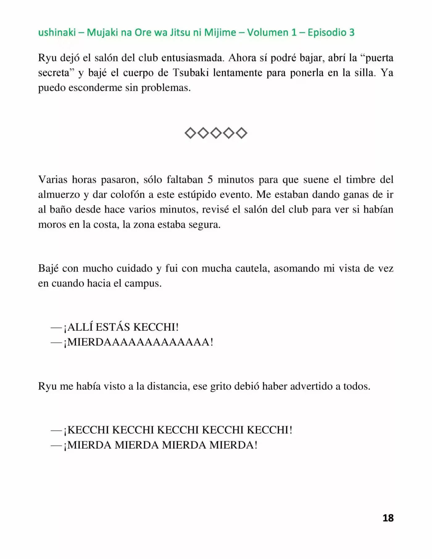 Mujaki Na Ore Wa Jitsu Ni Mijime - Capítulo 3 - Página 18 - LectorTMOo
