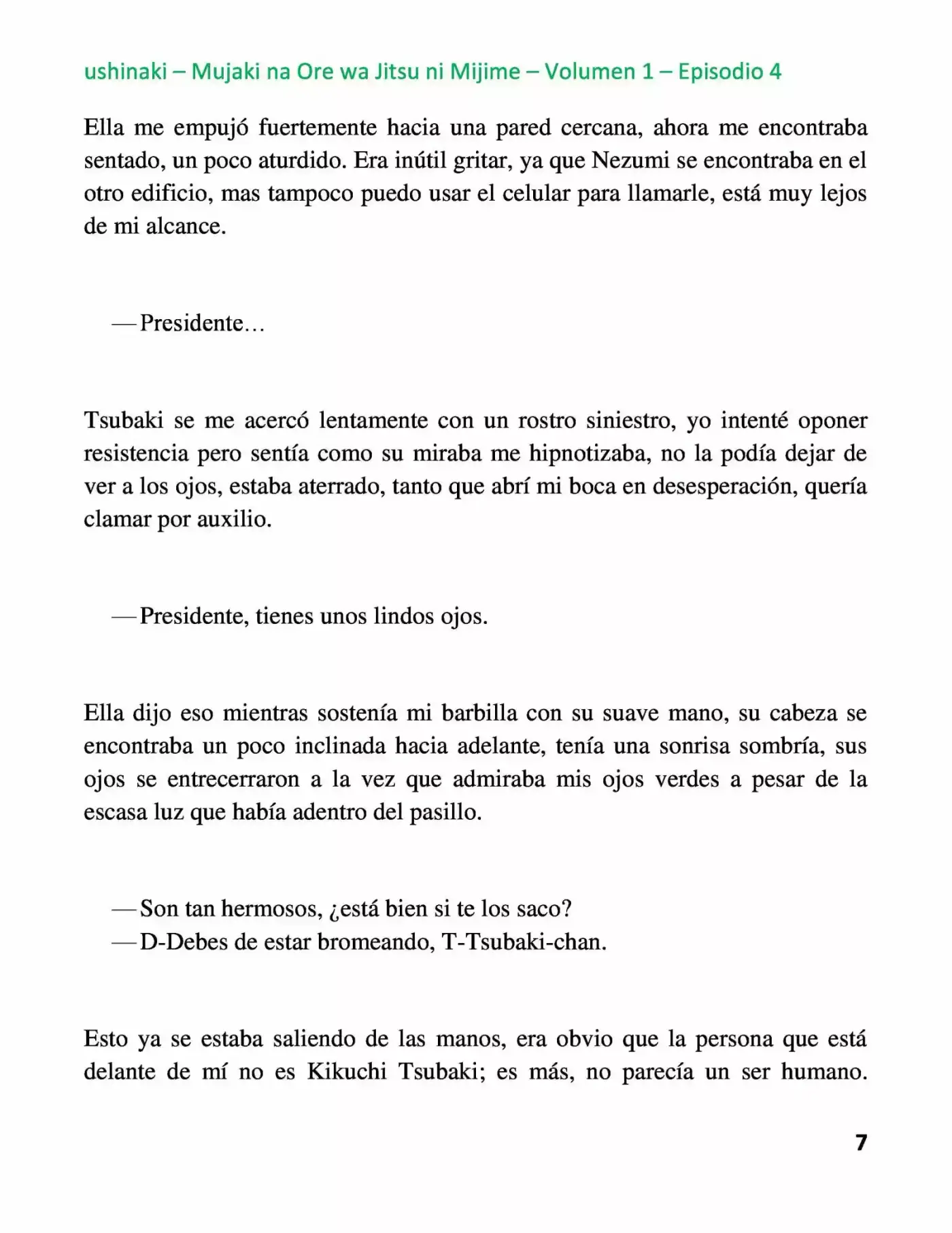 Mujaki Na Ore Wa Jitsu Ni Mijime - Capítulo 4 - Página 7 - LectorTMOo