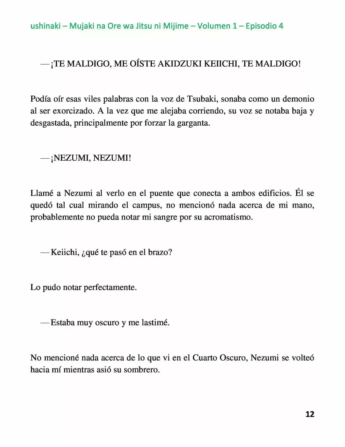 Mujaki Na Ore Wa Jitsu Ni Mijime - Capítulo 4 - Página 12 - LectorTMOo