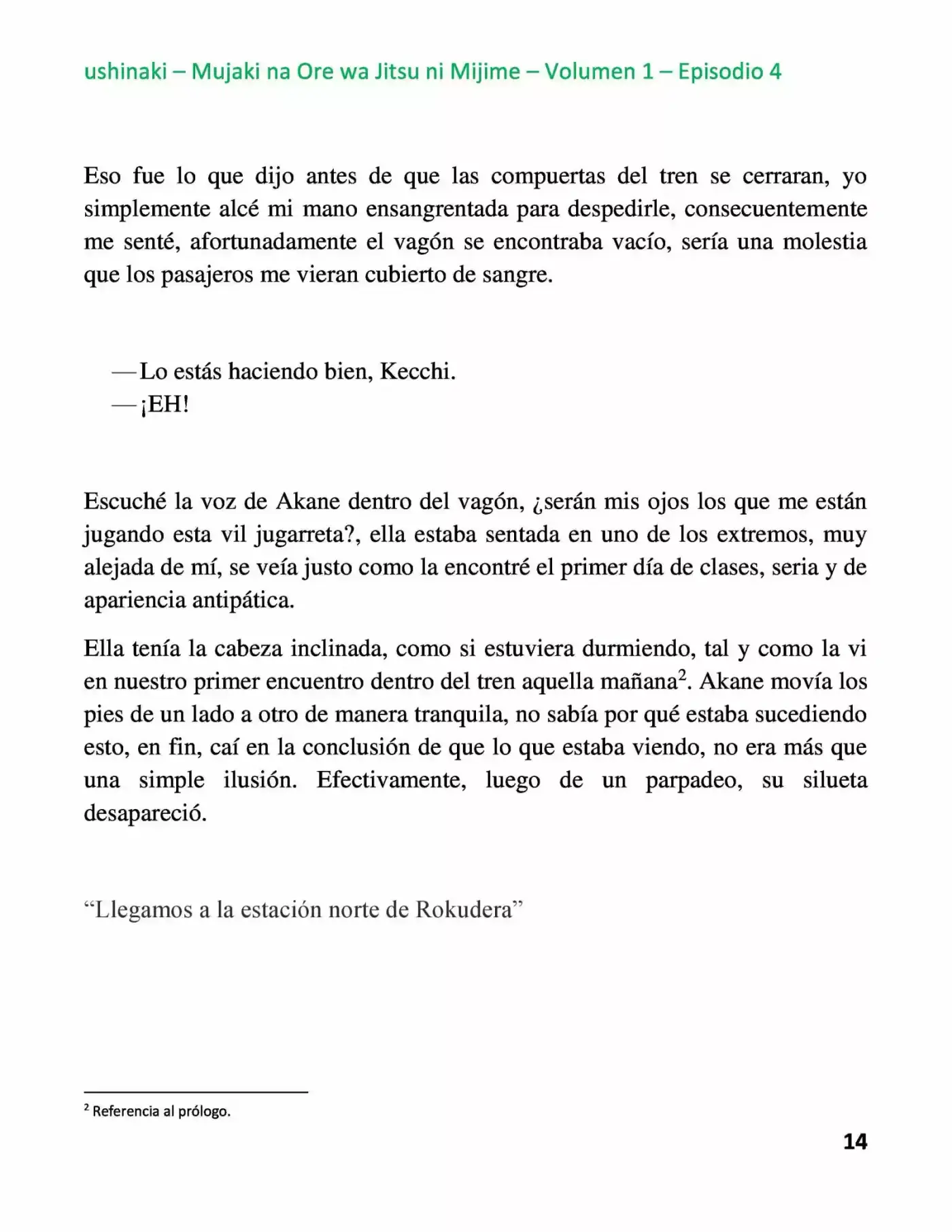 Mujaki Na Ore Wa Jitsu Ni Mijime - Capítulo 4 - Página 14 - LectorTMOo