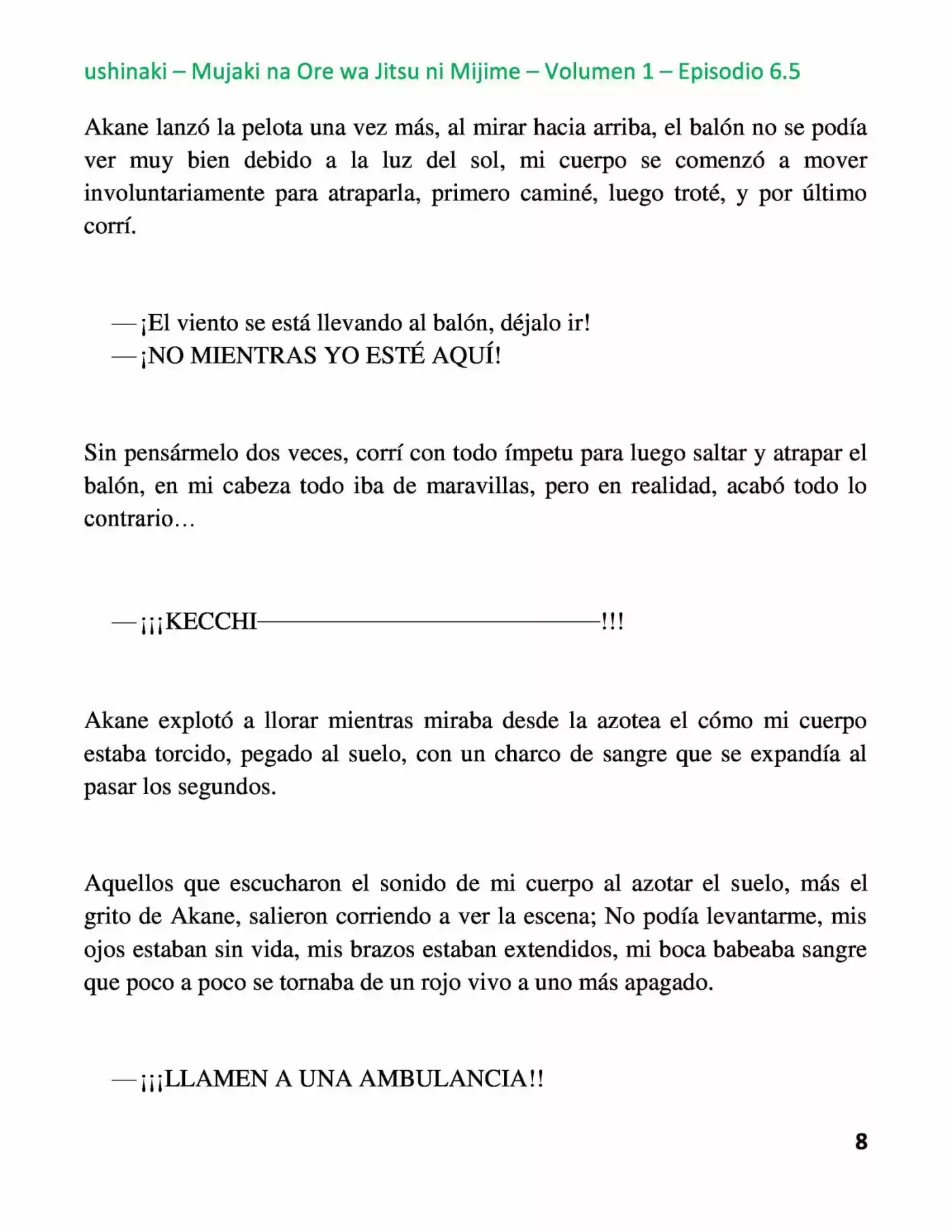 Mujaki Na Ore Wa Jitsu Ni Mijime - Capítulo 6.50 - Página 8 - LectorTMOo