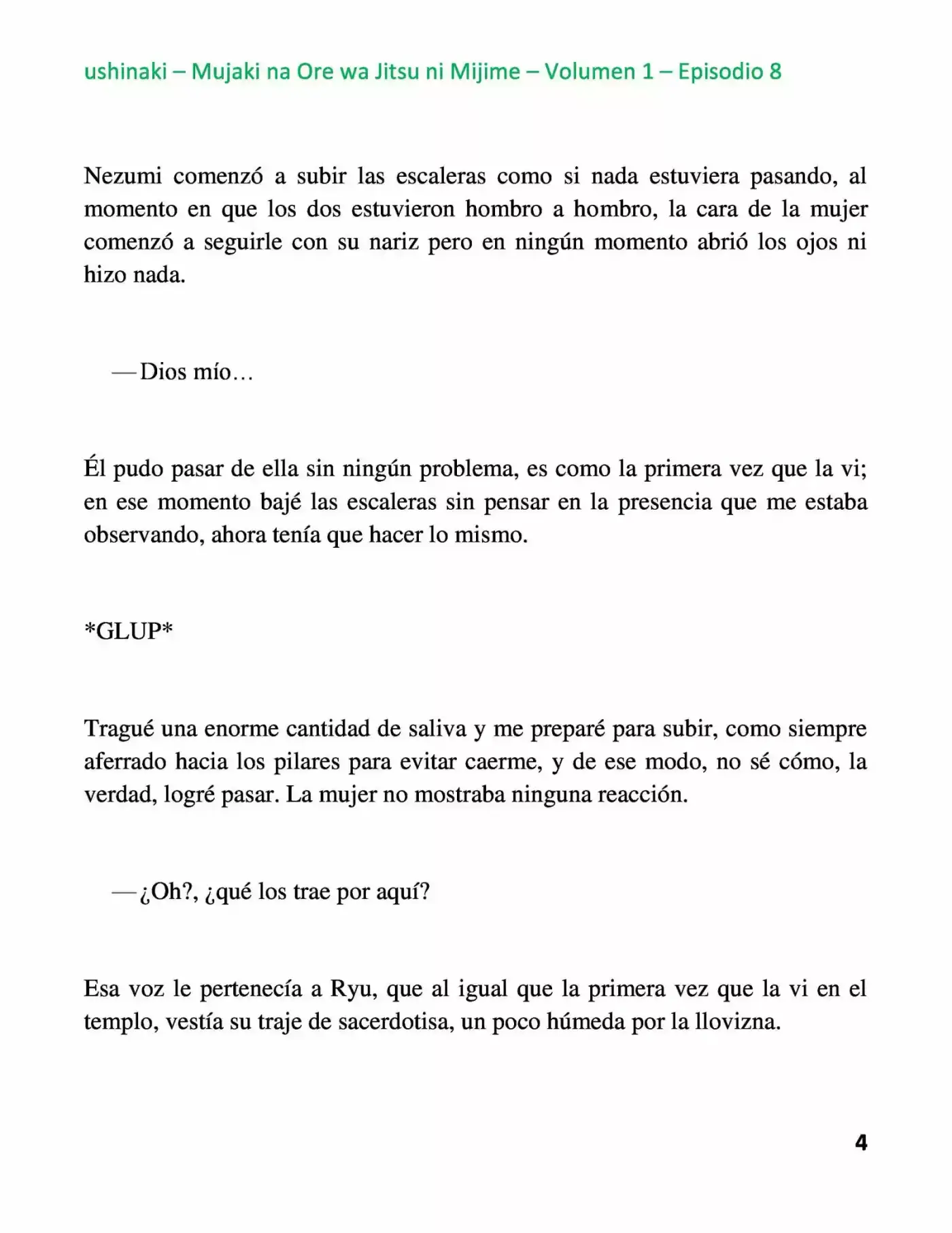 Mujaki Na Ore Wa Jitsu Ni Mijime - Capítulo 8 - Página 4 - LectorTMOo