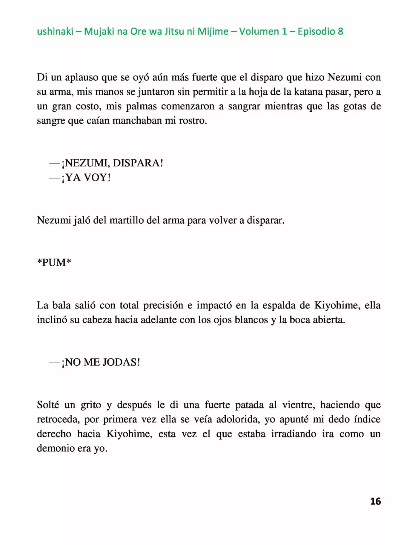 Mujaki Na Ore Wa Jitsu Ni Mijime - Capítulo 8 - Página 16 - LectorTMOo
