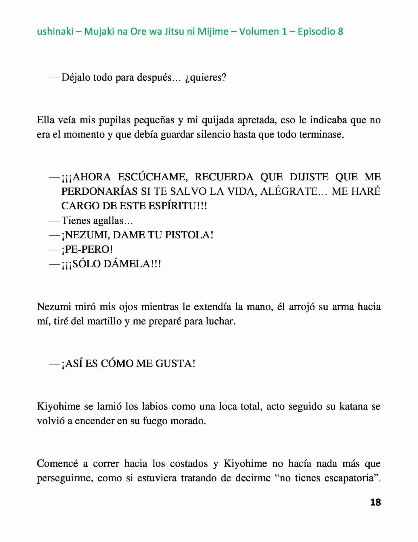 Mujaki Na Ore Wa Jitsu Ni Mijime - Capítulo 8 - Página 18 - LectorTMOo