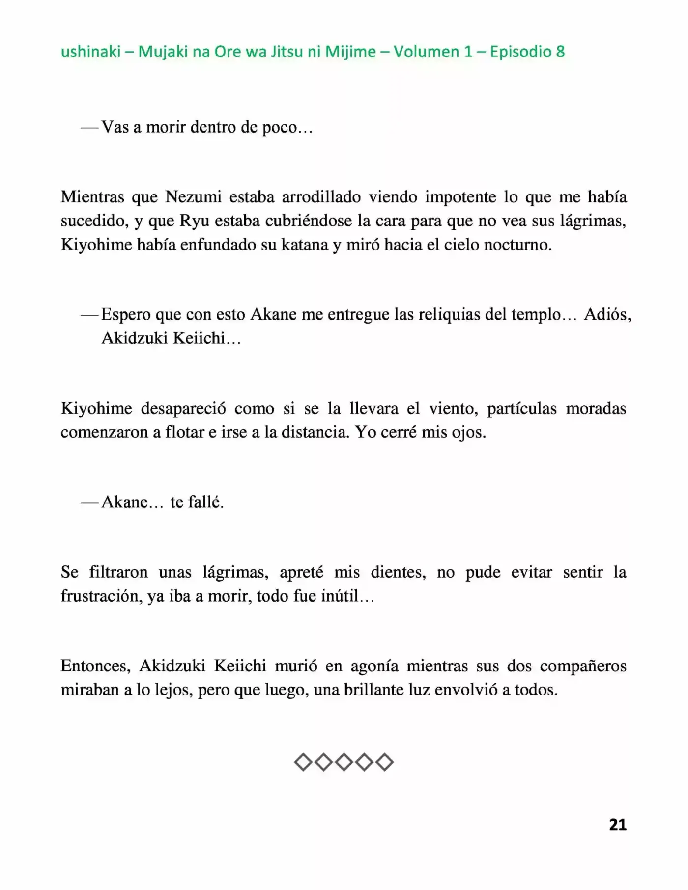 Mujaki Na Ore Wa Jitsu Ni Mijime - Capítulo 8 - Página 21 - LectorTMOo