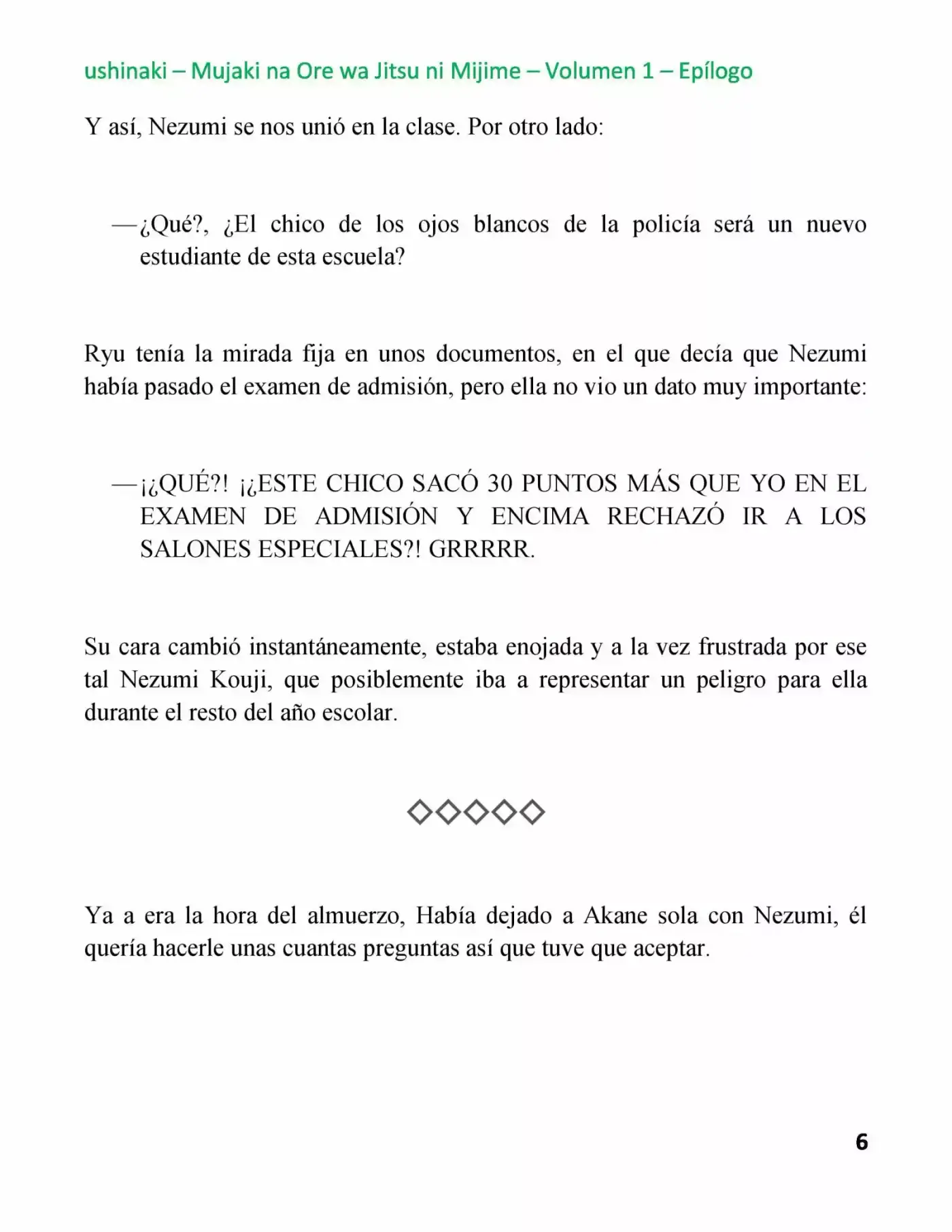 Mujaki Na Ore Wa Jitsu Ni Mijime - Capítulo 9.50 - Página 6 - LectorTMOo