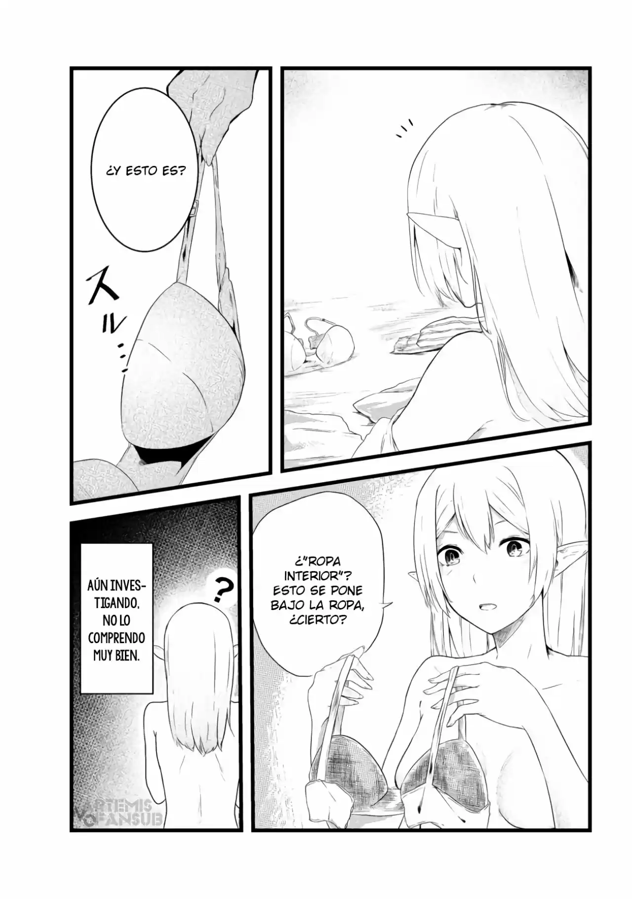 Mujintou De Elf To Kyoudou Seikatsu - Capítulo 3.10 - Página 4 - LectorTMOo