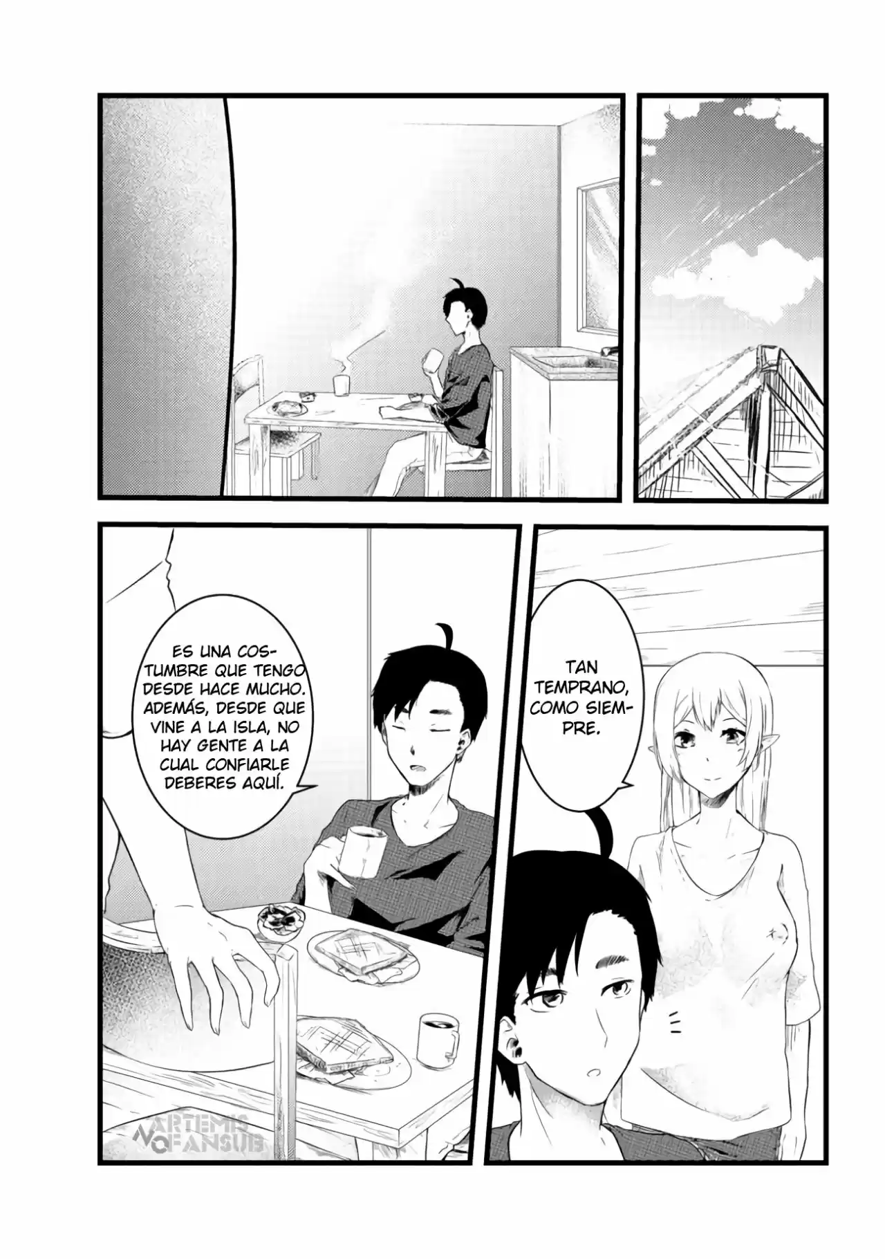 Mujintou De Elf To Kyoudou Seikatsu - Capítulo 3.10 - Página 6 - LectorTMOo