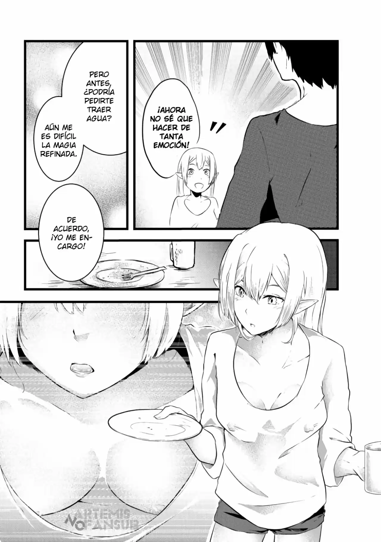 Mujintou De Elf To Kyoudou Seikatsu - Capítulo 3.10 - Página 9 - LectorTMOo