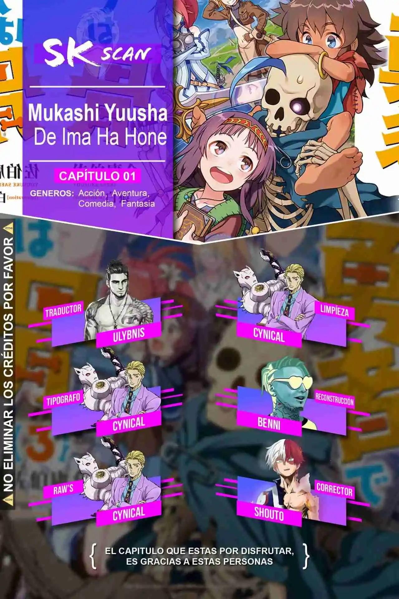 Mukashi Yuusha De Ima Wa Hone - Capítulo 1 - Página 1 - LectorTMOo