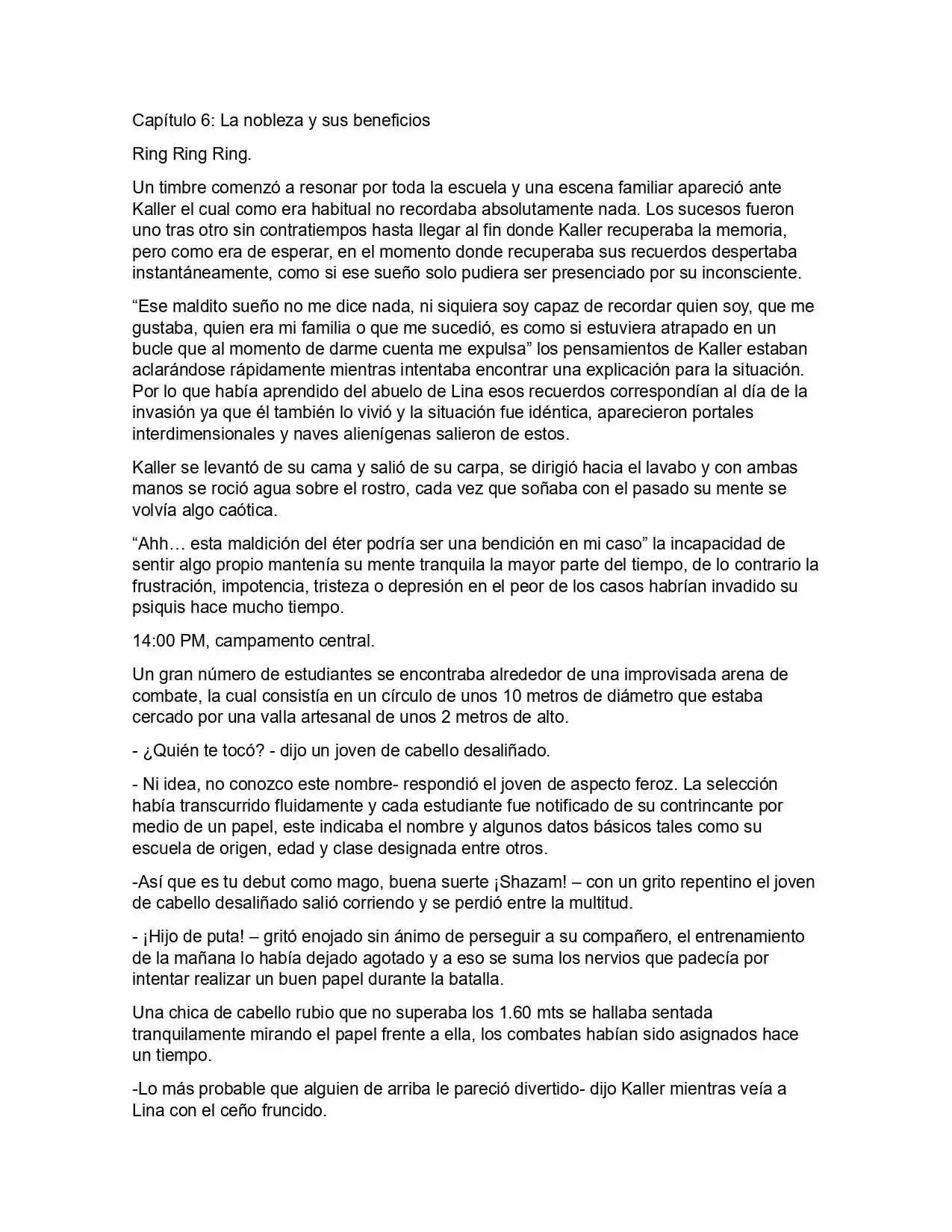 Mundo Etérico (Novela) - Capítulo 6 - Página 1 - LectorTMOo