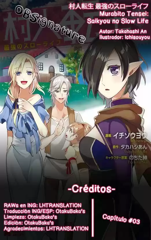 Murabito Tensei: Saikyou No Slow Life - Capítulo 3 - Página 1 - LectorTMOo