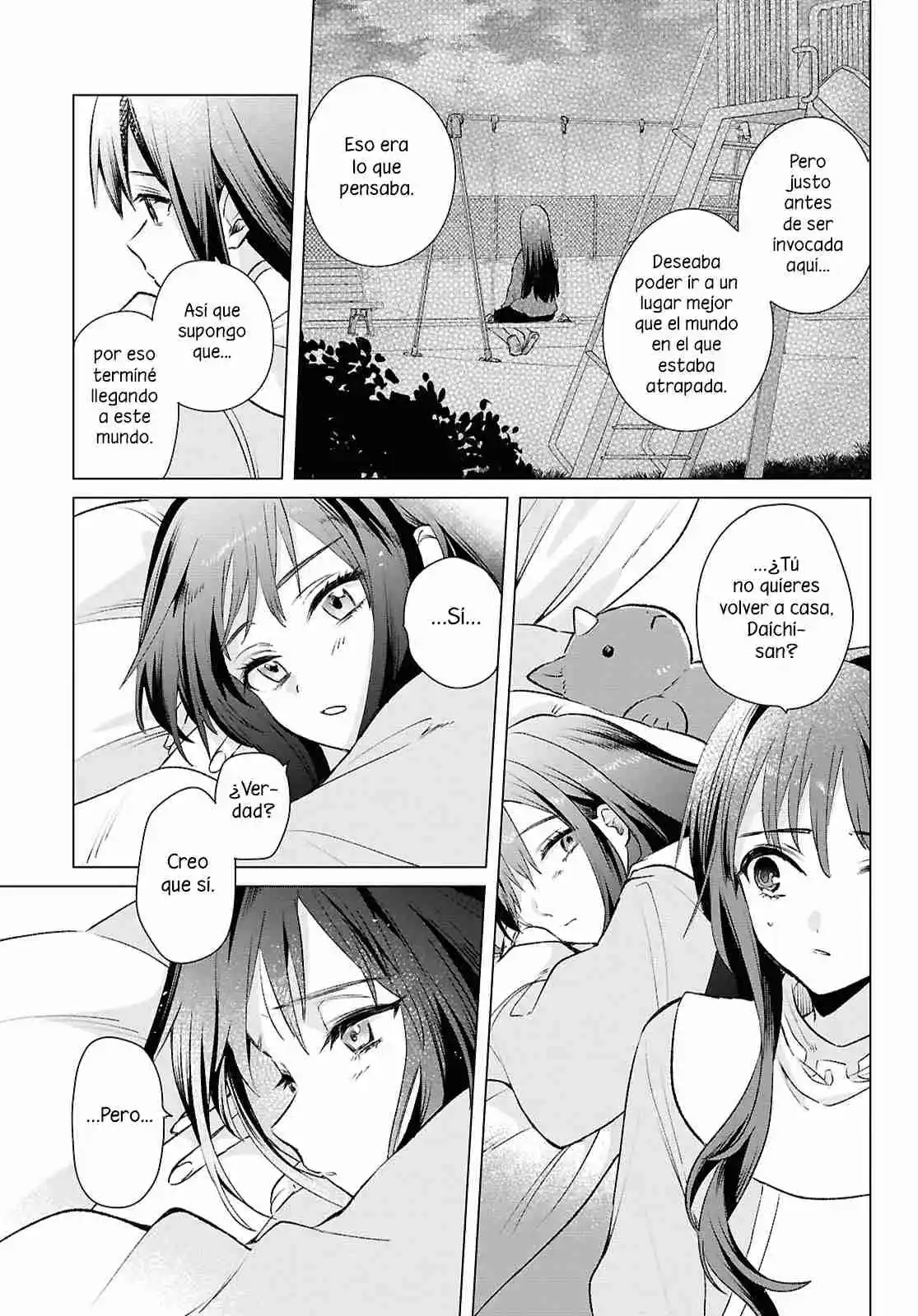 Muryoku Seijo To Munou Oujo ~Maryoku Zero De Shoukansareta Seijo No Isekai Kyuukokuki~ - Capítulo 11 - Página 23 - LectorTMOo