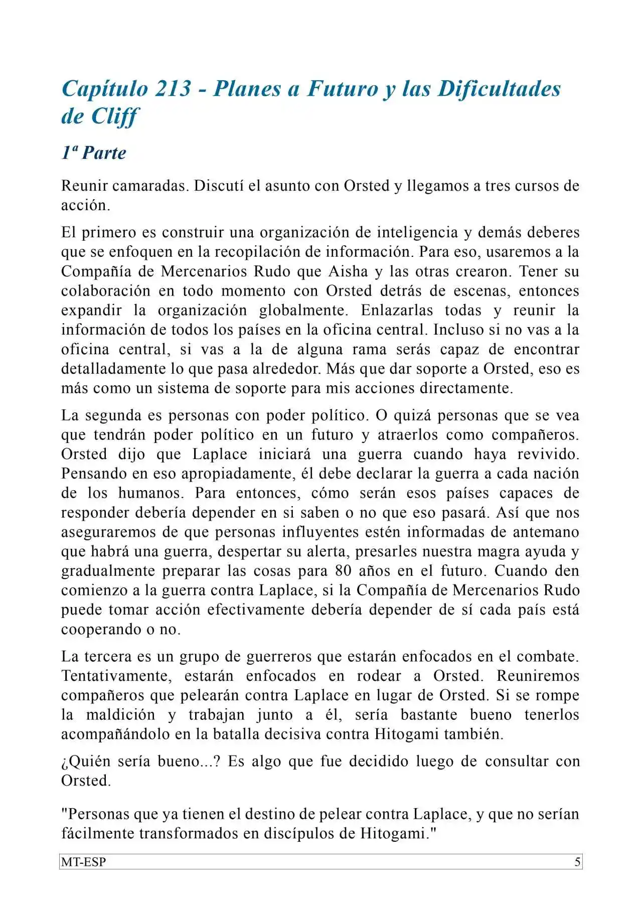 Mushoku Tensei: Isekai Ittara Honki Dasu (Novela) - Capítulo 213 - Página 5 - LectorTMOo