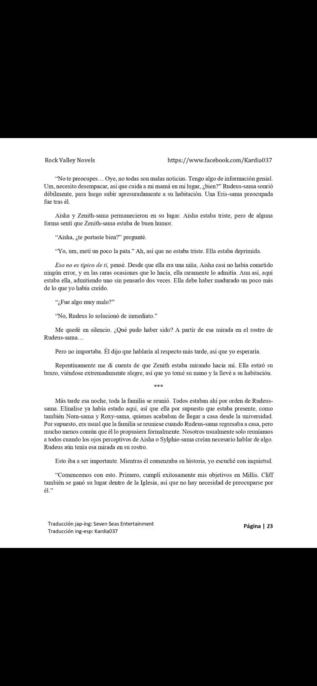 Mushoku Tensei: Isekai Ittara Honki Dasu (Novela) - Capítulo 229 - Página 22 - LectorTMOo