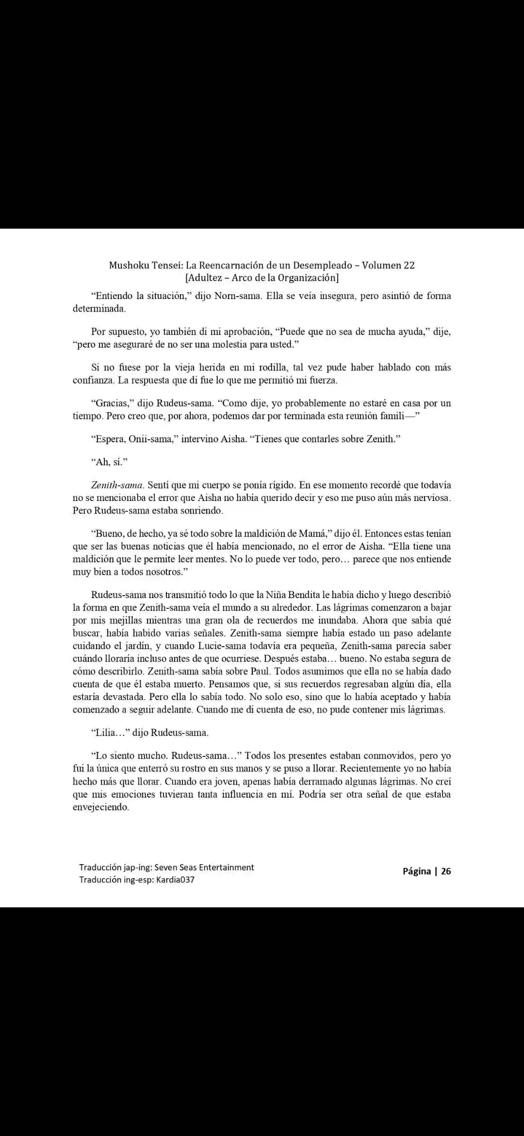 Mushoku Tensei: Isekai Ittara Honki Dasu (Novela) - Capítulo 229 - Página 25 - LectorTMOo