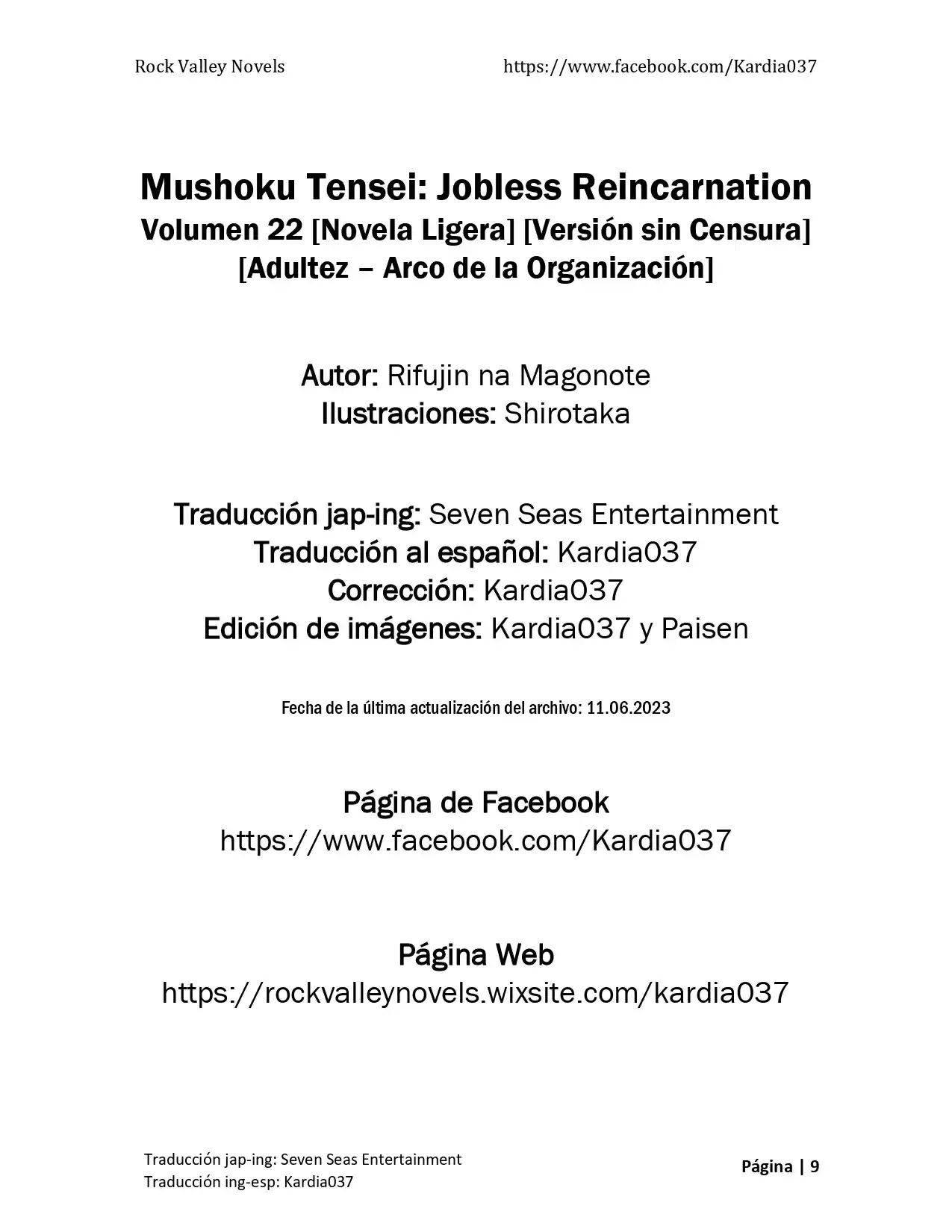 Mushoku Tensei: Isekai Ittara Honki Dasu (Novela) - Capítulo 231 - Página 8 - LectorTMOo
