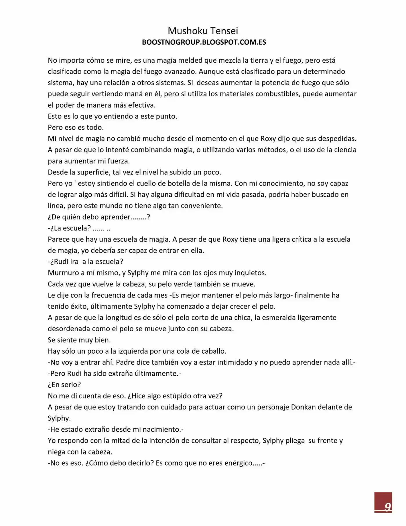 Mushoku Tensei (Novela) - Capítulo 10 - Página 10 - LectorTMOo