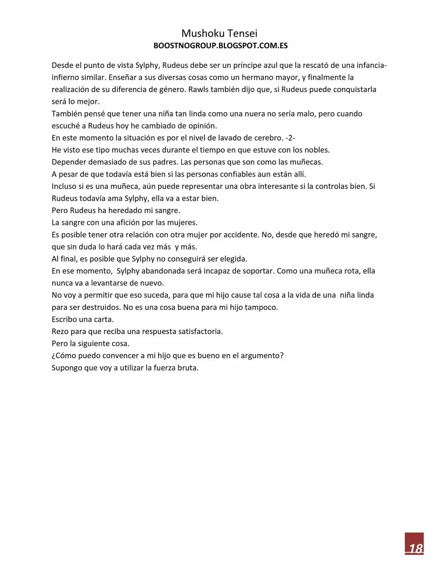 Mushoku Tensei (Novela) - Capítulo 10 - Página 19 - LectorTMOo
