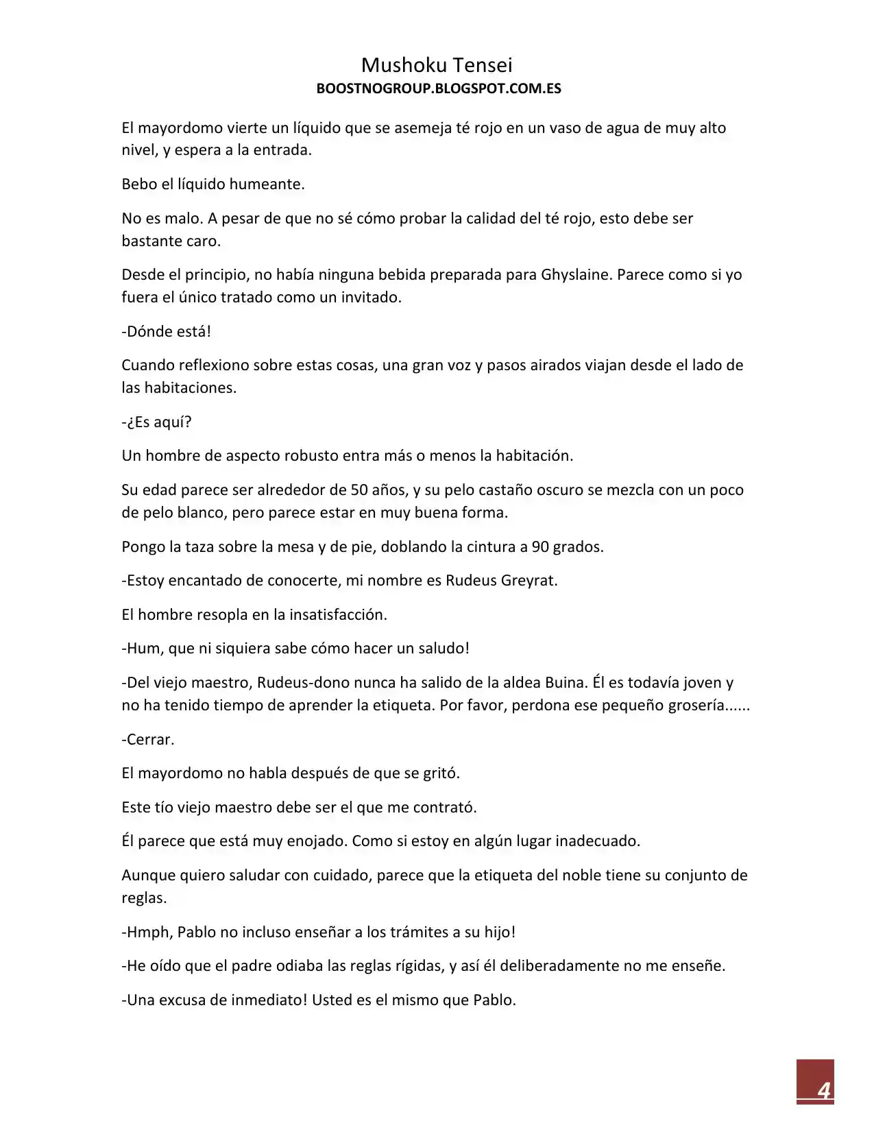 Mushoku Tensei (Novela) - Capítulo 13 - Página 5 - LectorTMOo