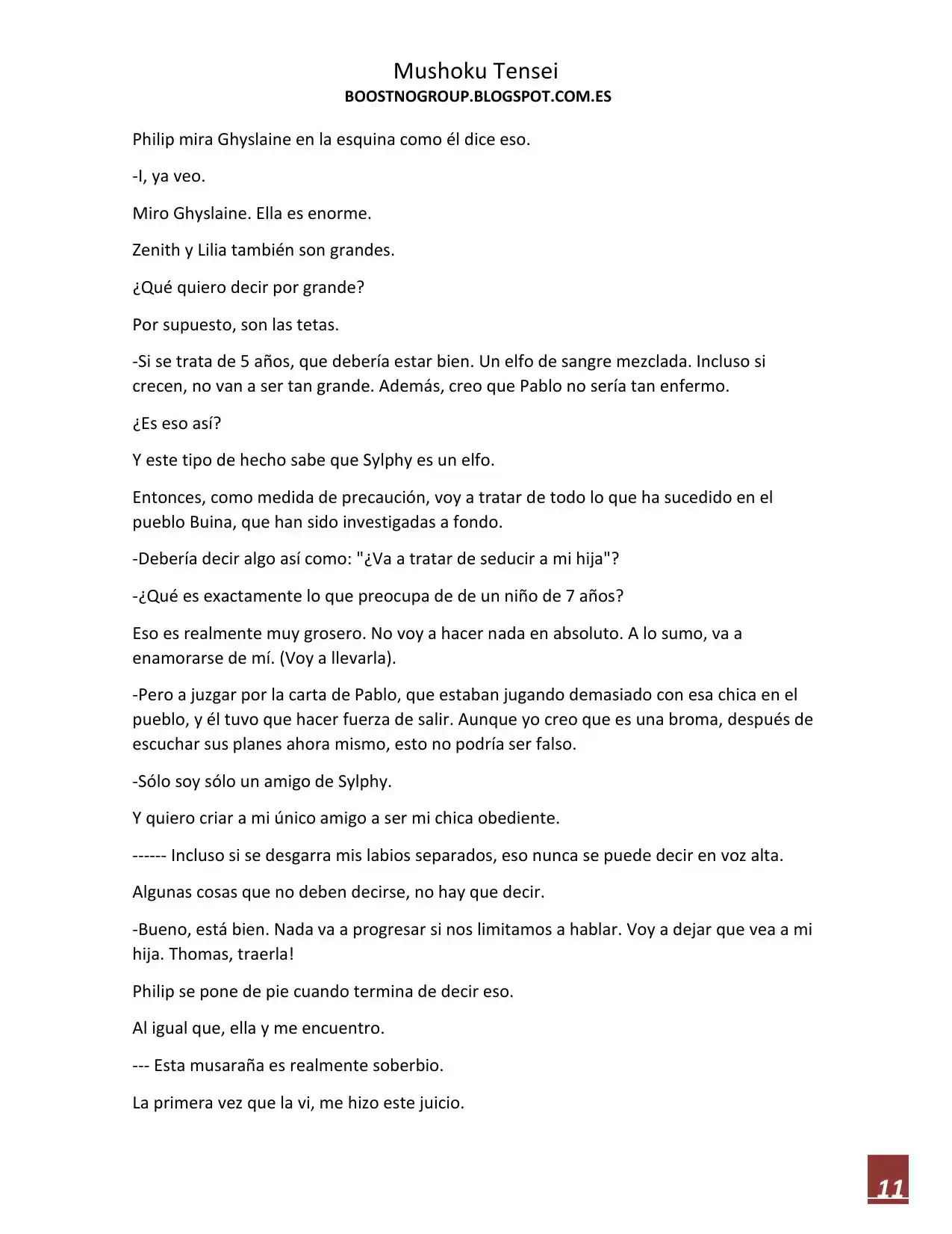 Mushoku Tensei (Novela) - Capítulo 13 - Página 12 - LectorTMOo