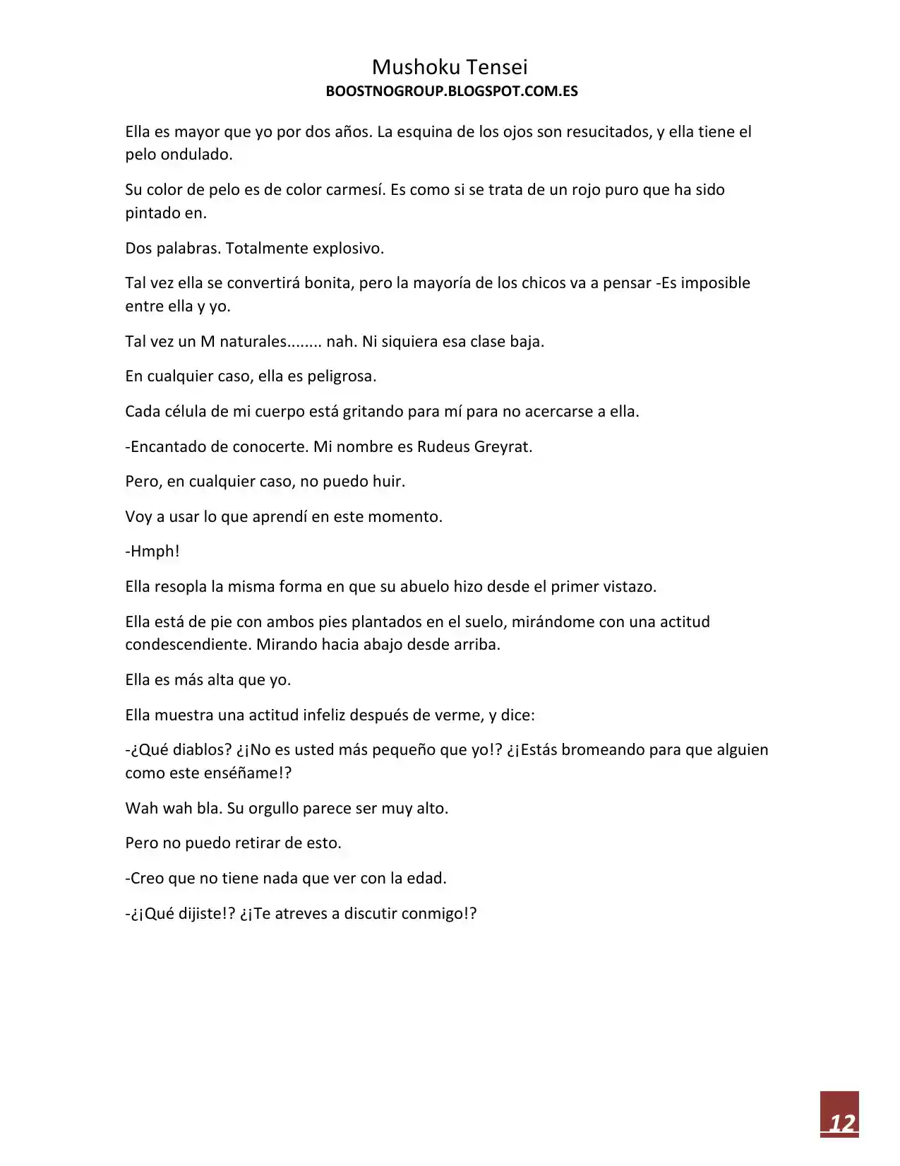 Mushoku Tensei (Novela) - Capítulo 13 - Página 13 - LectorTMOo