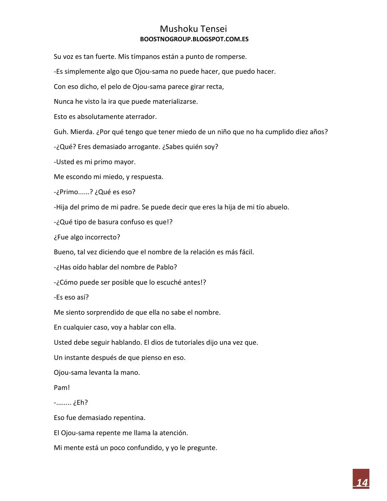 Mushoku Tensei (Novela) - Capítulo 13 - Página 15 - LectorTMOo