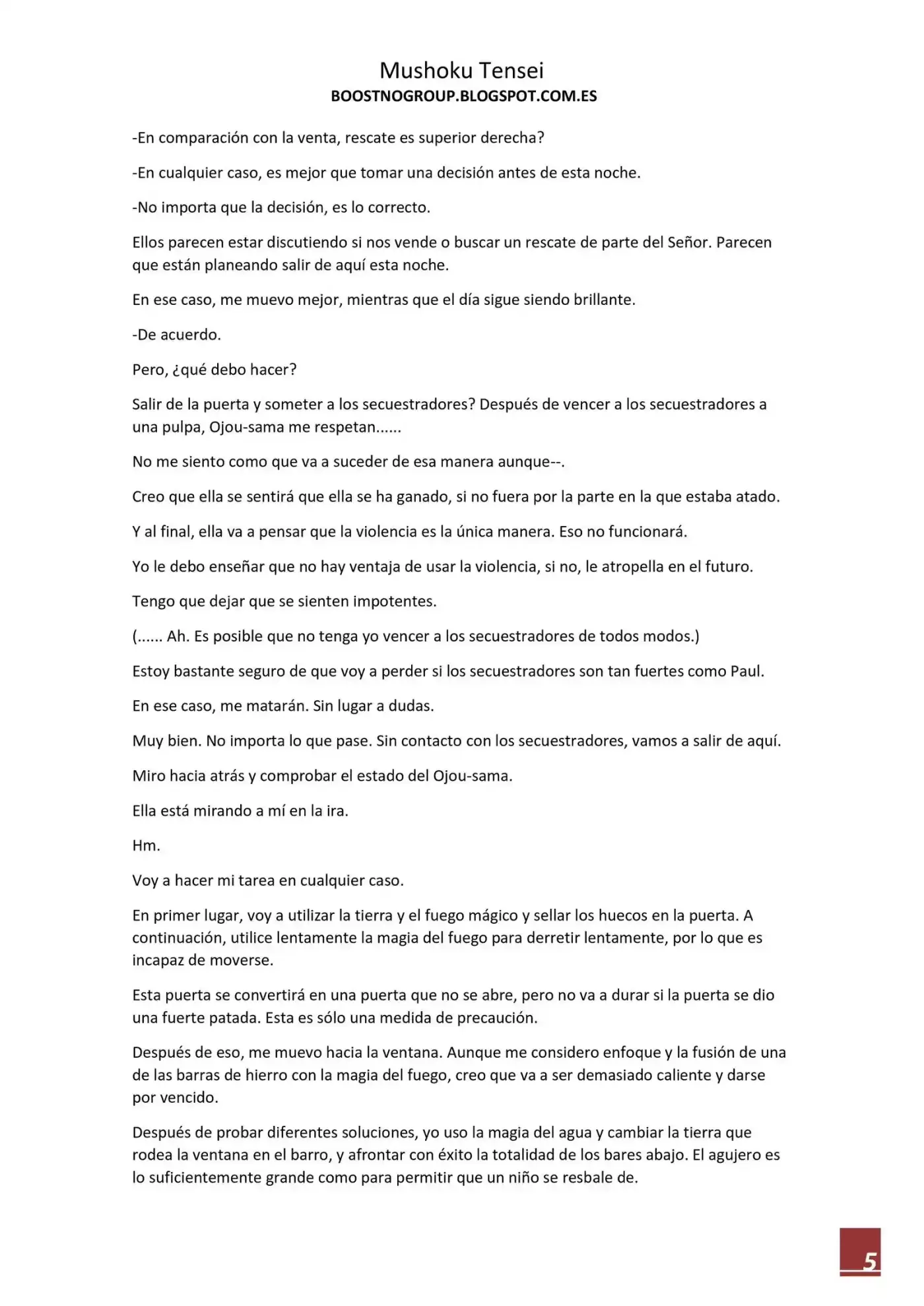 Mushoku Tensei (Novela) - Capítulo 14 - Página 6 - LectorTMOo