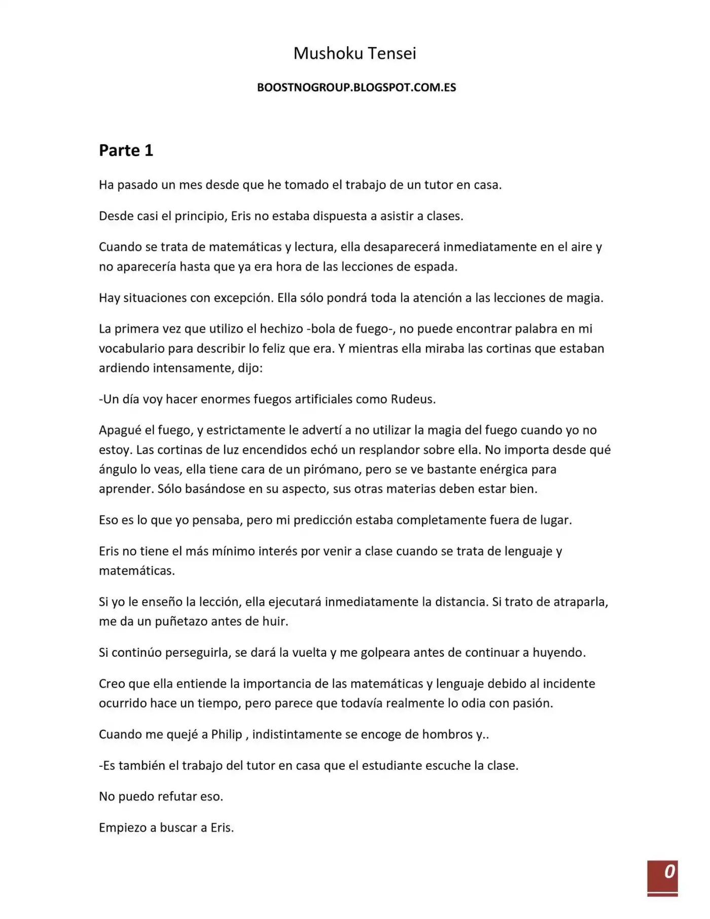 Mushoku Tensei (Novela) - Capítulo 15 - Página 1 - LectorTMOo