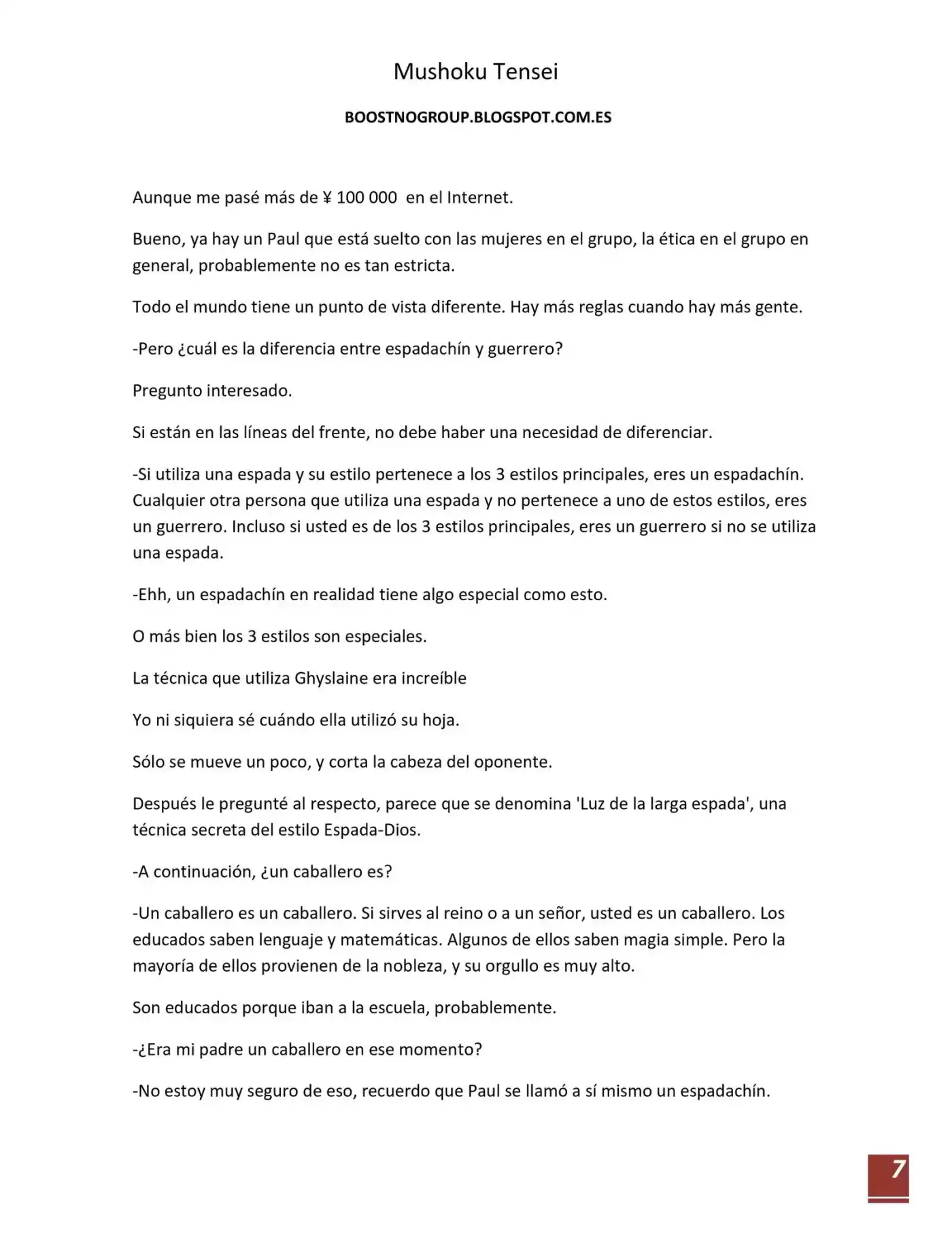 Mushoku Tensei (Novela) - Capítulo 15 - Página 8 - LectorTMOo