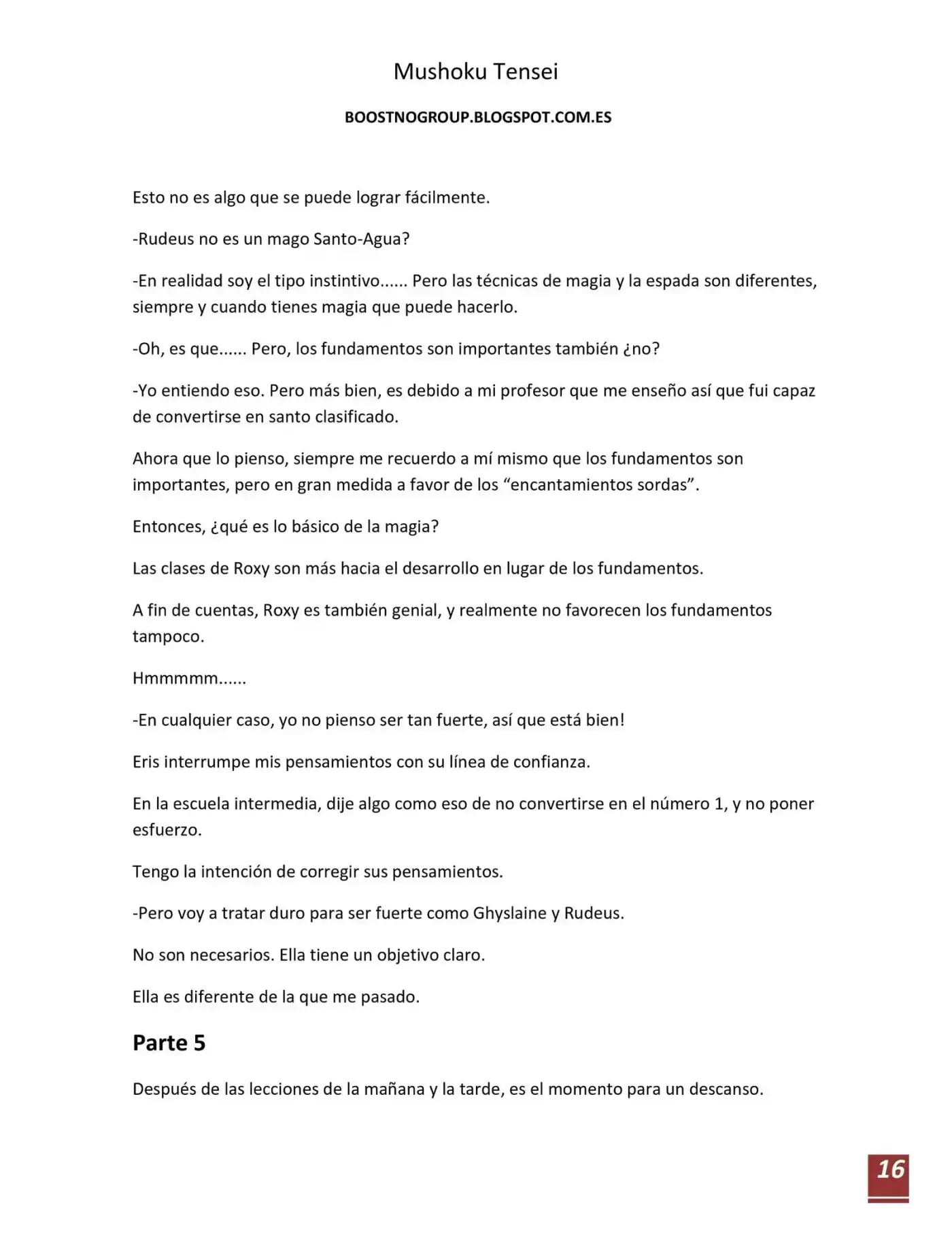Mushoku Tensei (Novela) - Capítulo 15 - Página 17 - LectorTMOo