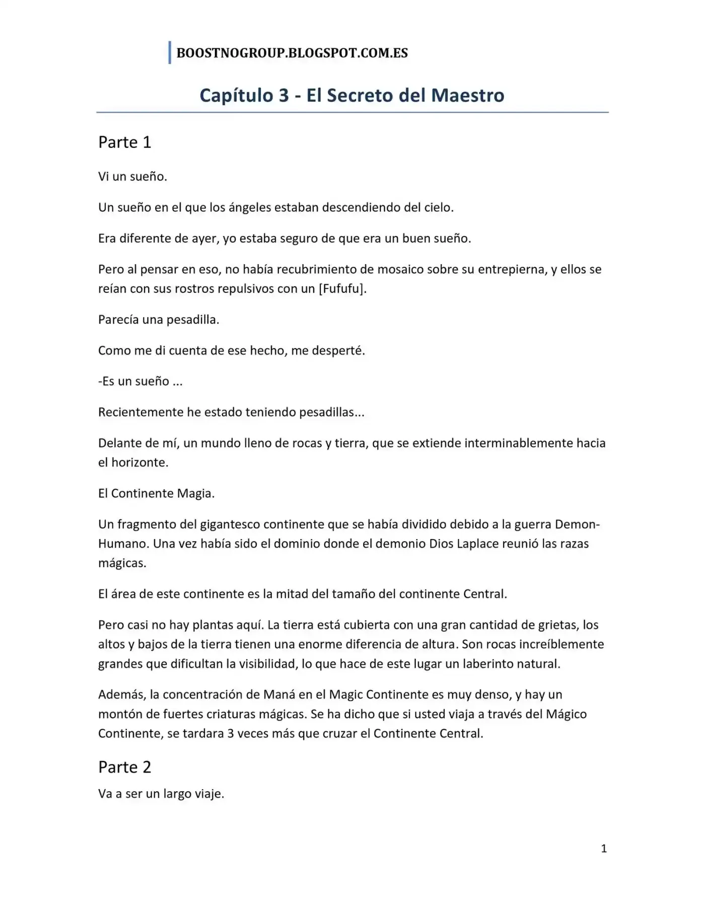 Mushoku Tensei (Novela) - Capítulo 24 - Página 1 - LectorTMOo