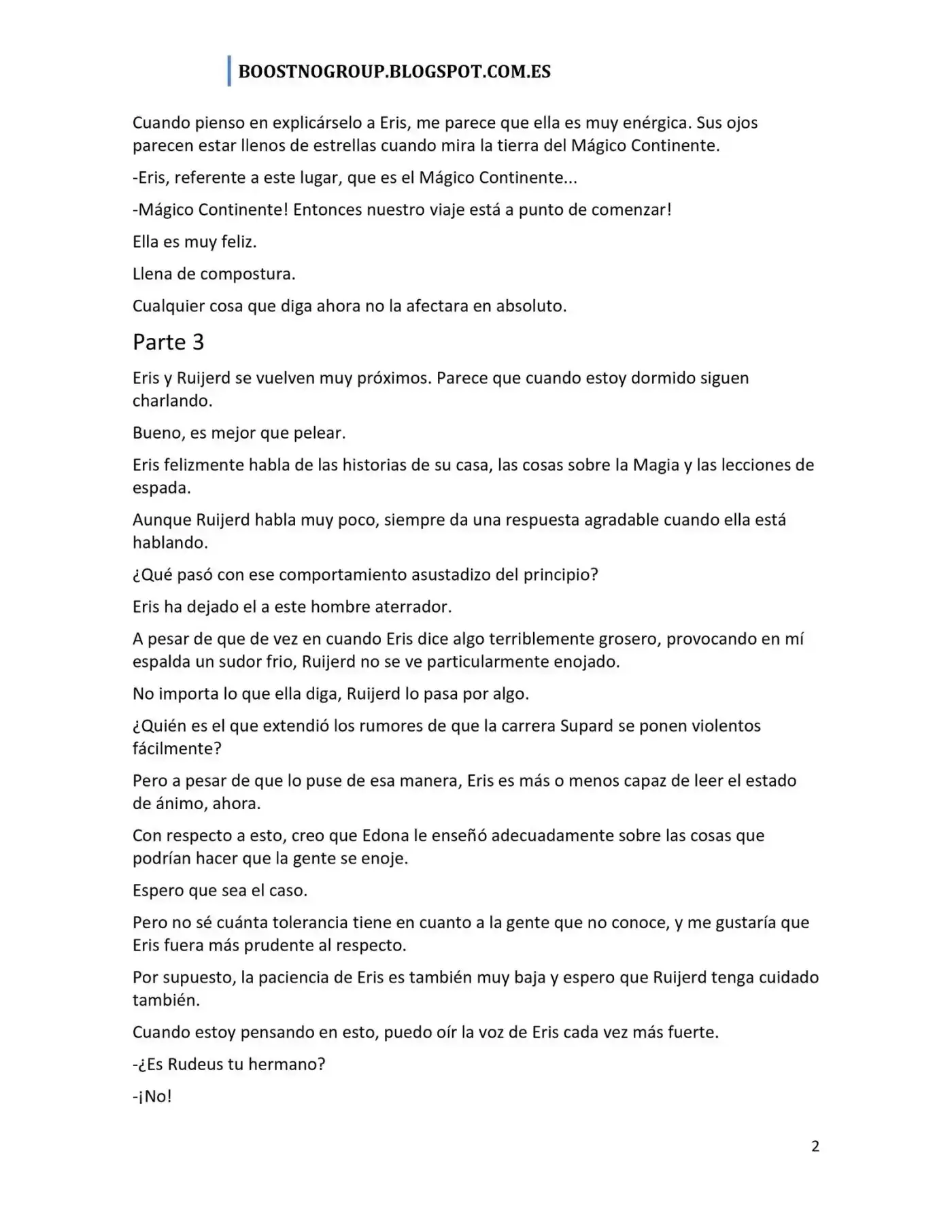Mushoku Tensei (Novela) - Capítulo 24 - Página 2 - LectorTMOo