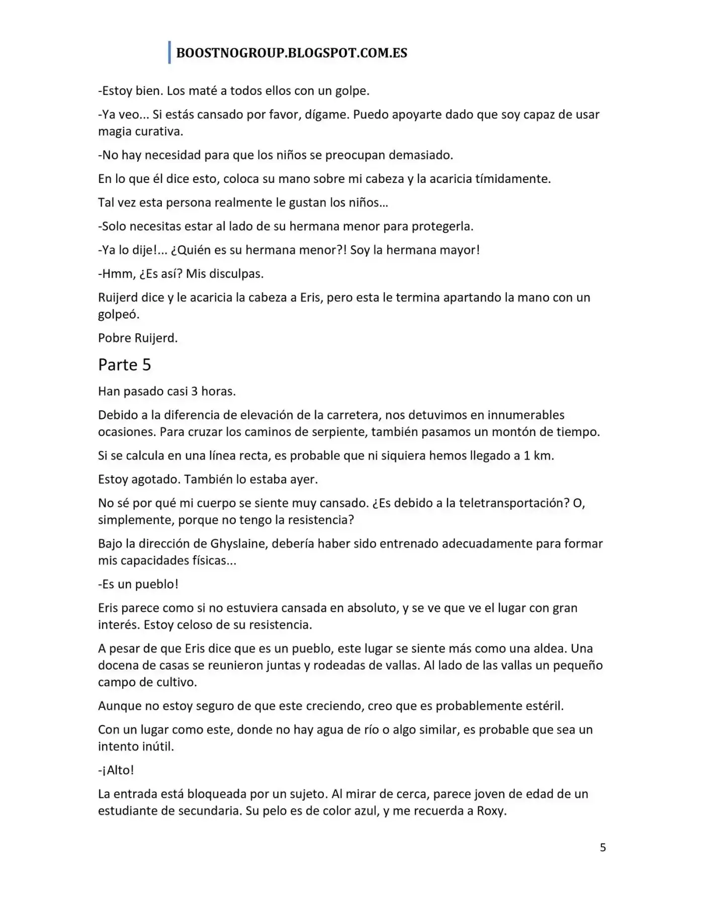 Mushoku Tensei (Novela) - Capítulo 24 - Página 5 - LectorTMOo