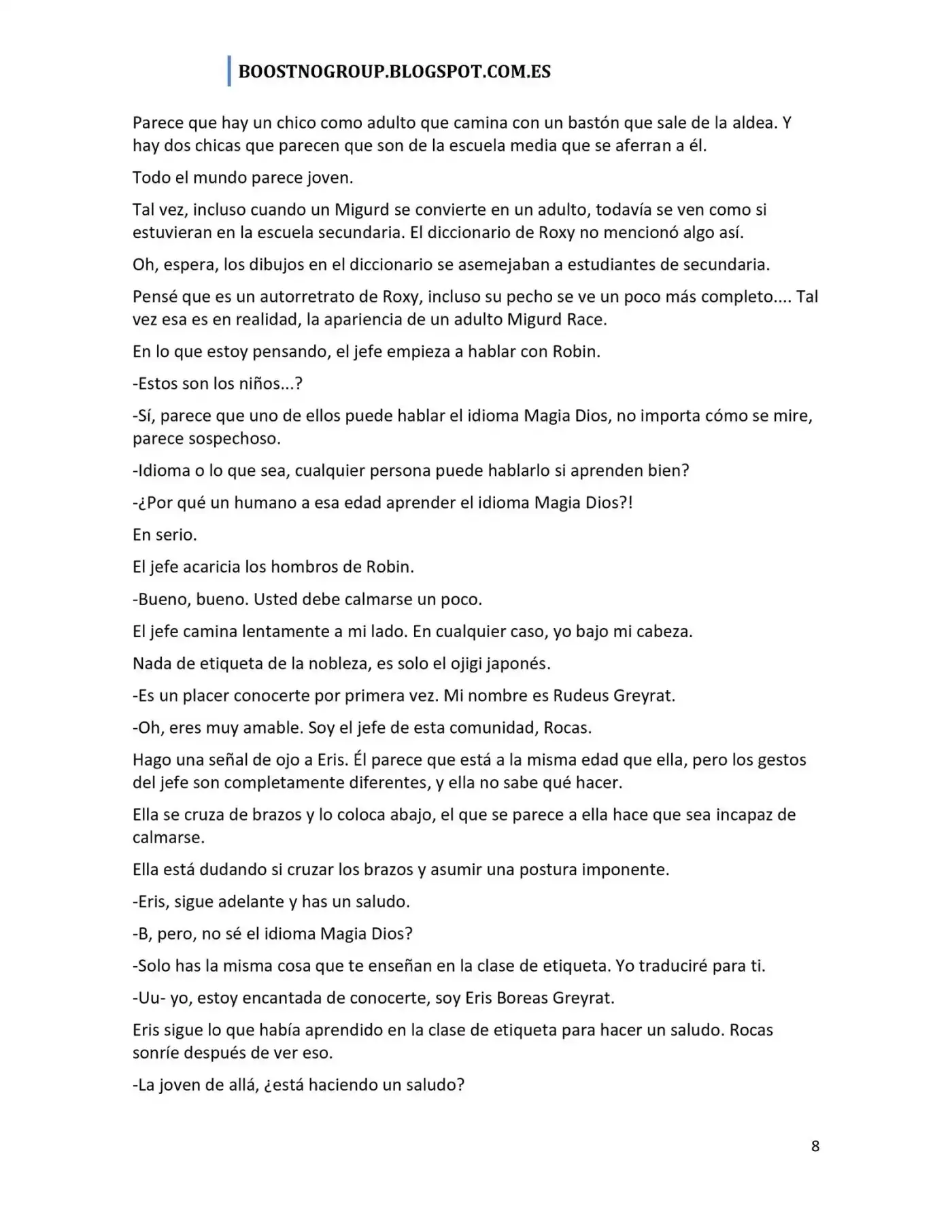 Mushoku Tensei (Novela) - Capítulo 24 - Página 8 - LectorTMOo