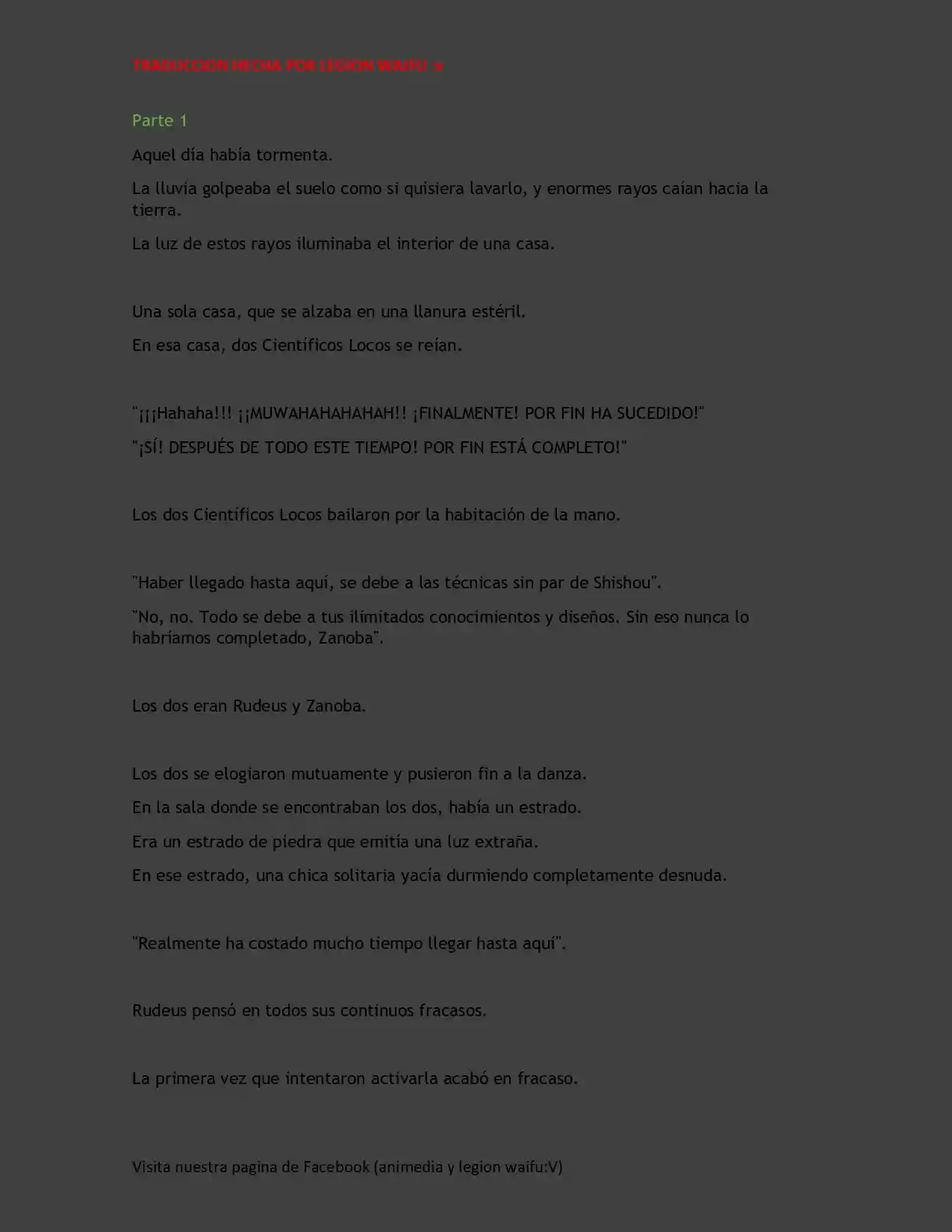 Mushoku Tensei Redundancy (Novela) - Capítulo 10 - Página 2 - LectorTMOo