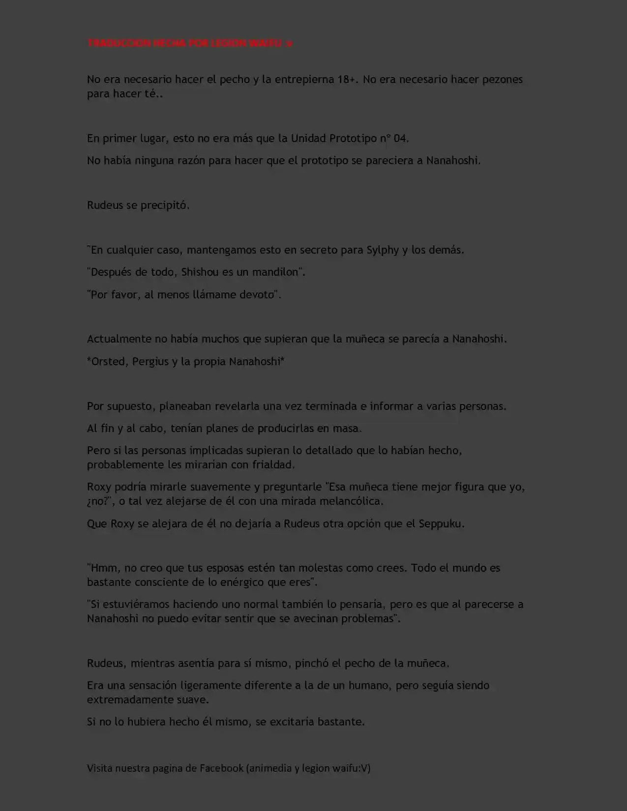 Mushoku Tensei Redundancy (Novela) - Capítulo 10 - Página 13 - LectorTMOo