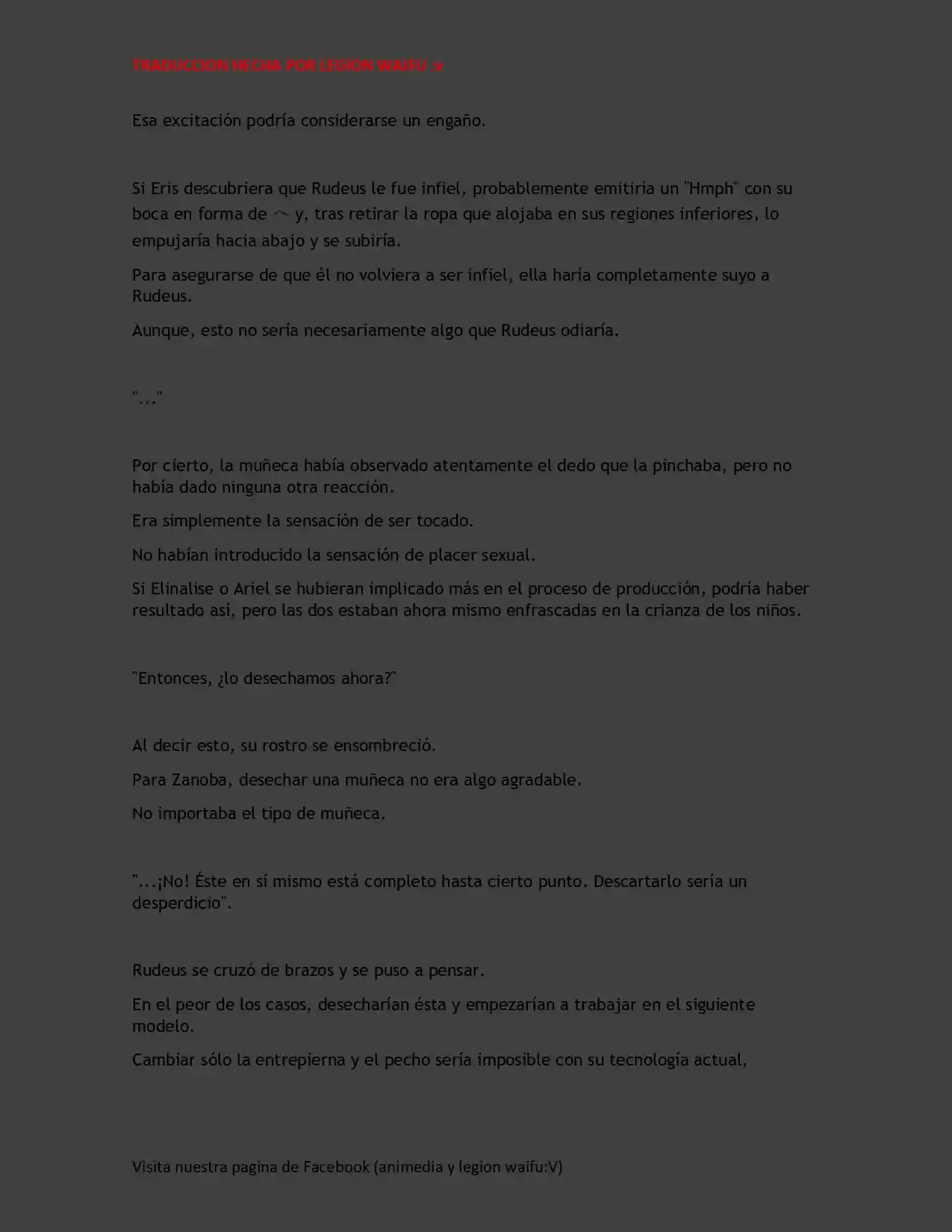 Mushoku Tensei Redundancy (Novela) - Capítulo 10 - Página 14 - LectorTMOo
