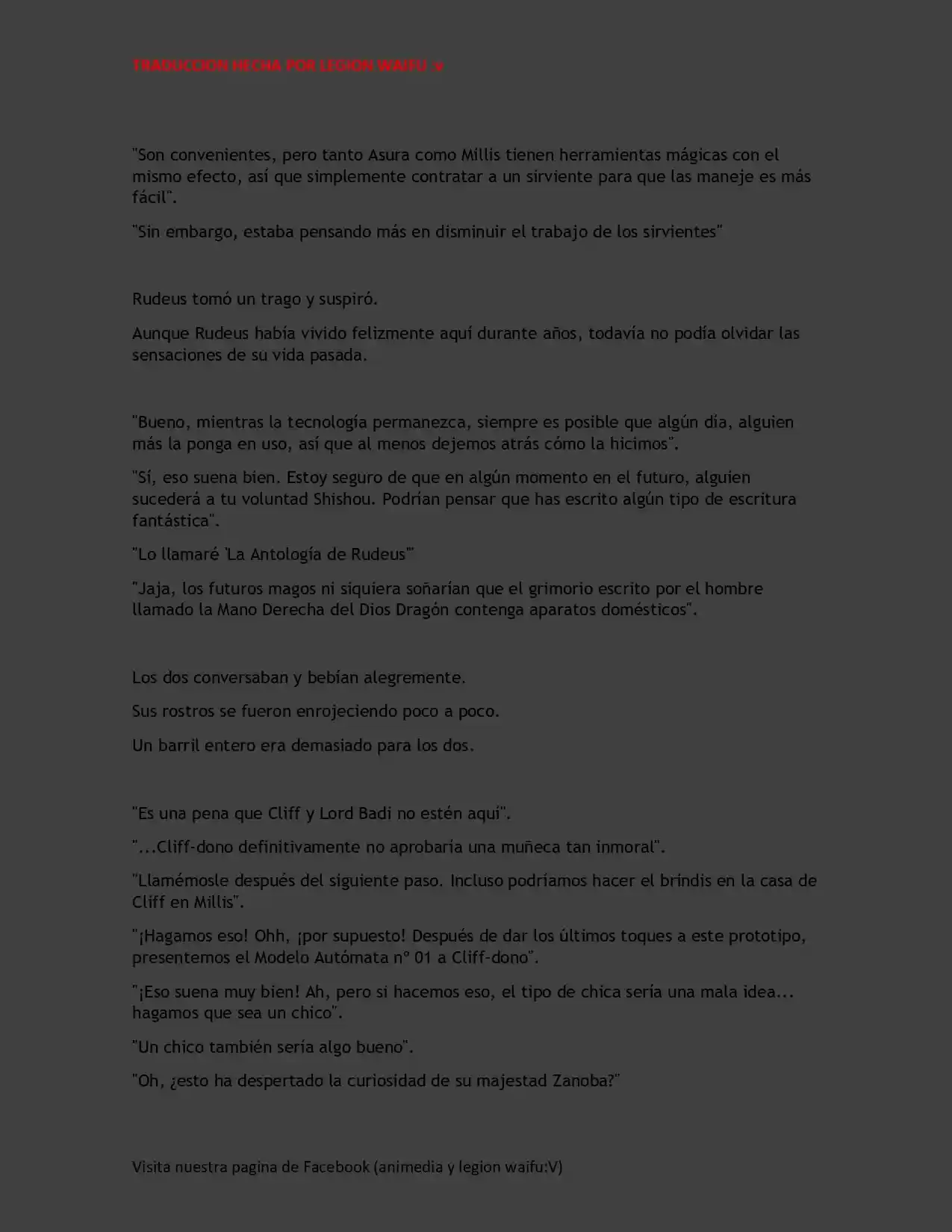 Mushoku Tensei Redundancy (Novela) - Capítulo 10 - Página 21 - LectorTMOo