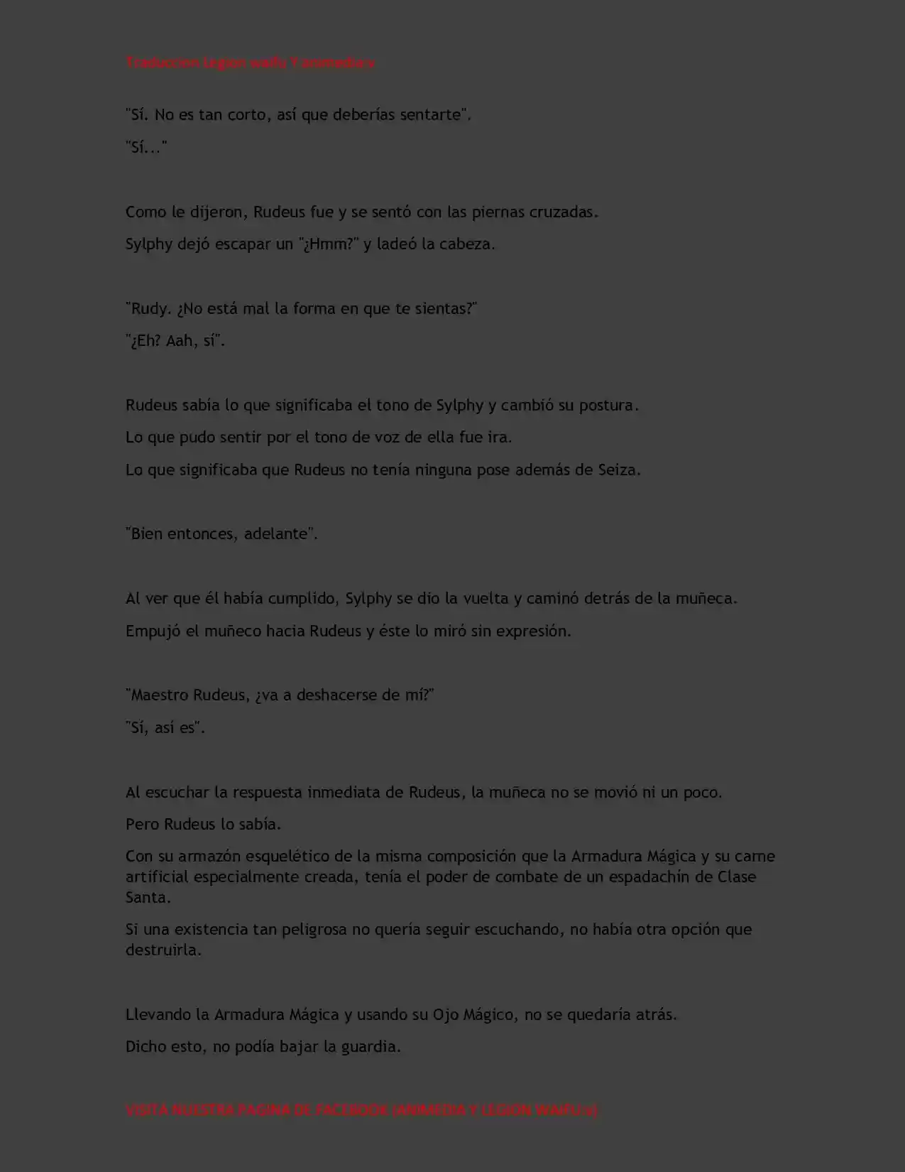 Mushoku Tensei Redundancy (Novela) - Capítulo 12 - Página 12 - LectorTMOo