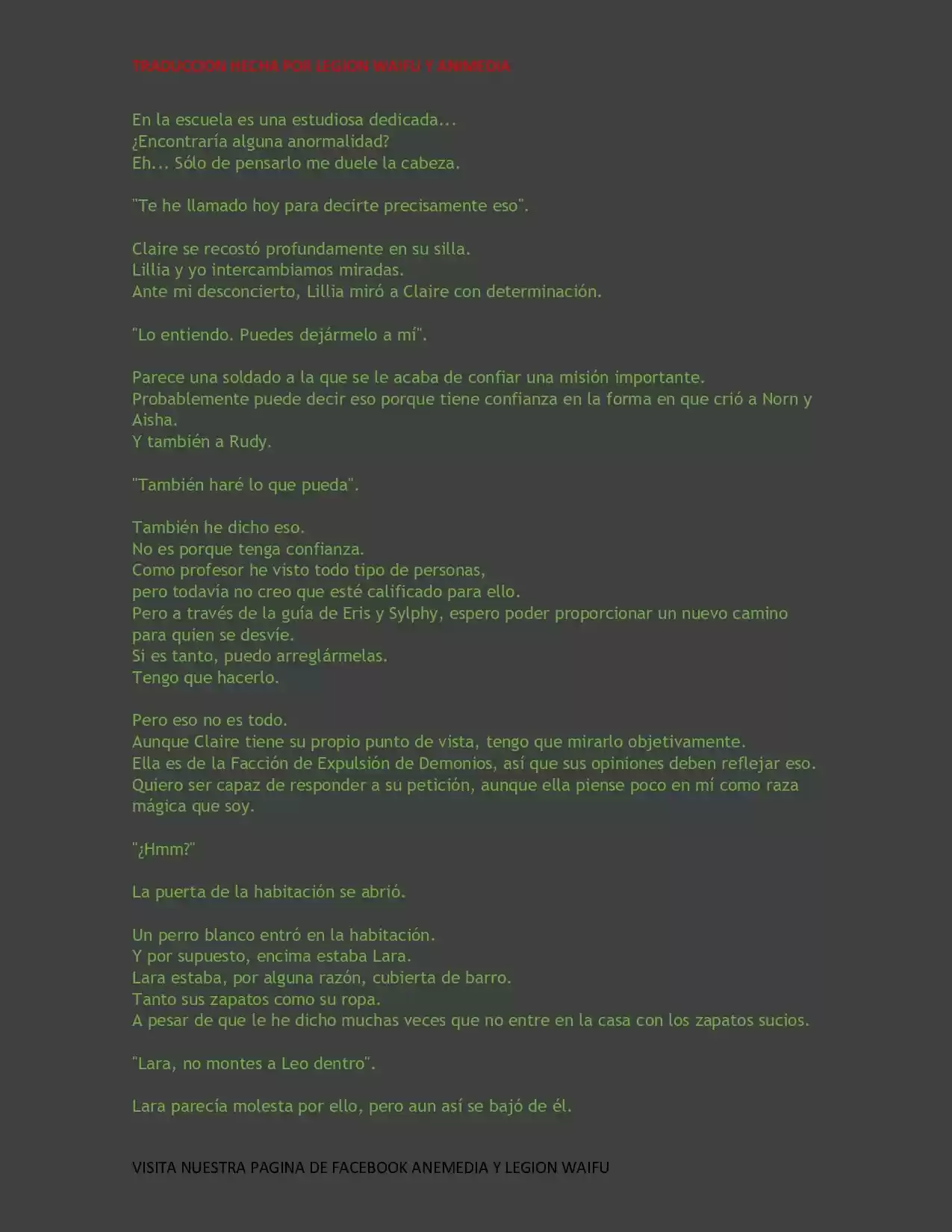 Mushoku Tensei Redundancy (Novela) - Capítulo 16 - Página 12 - LectorTMOo