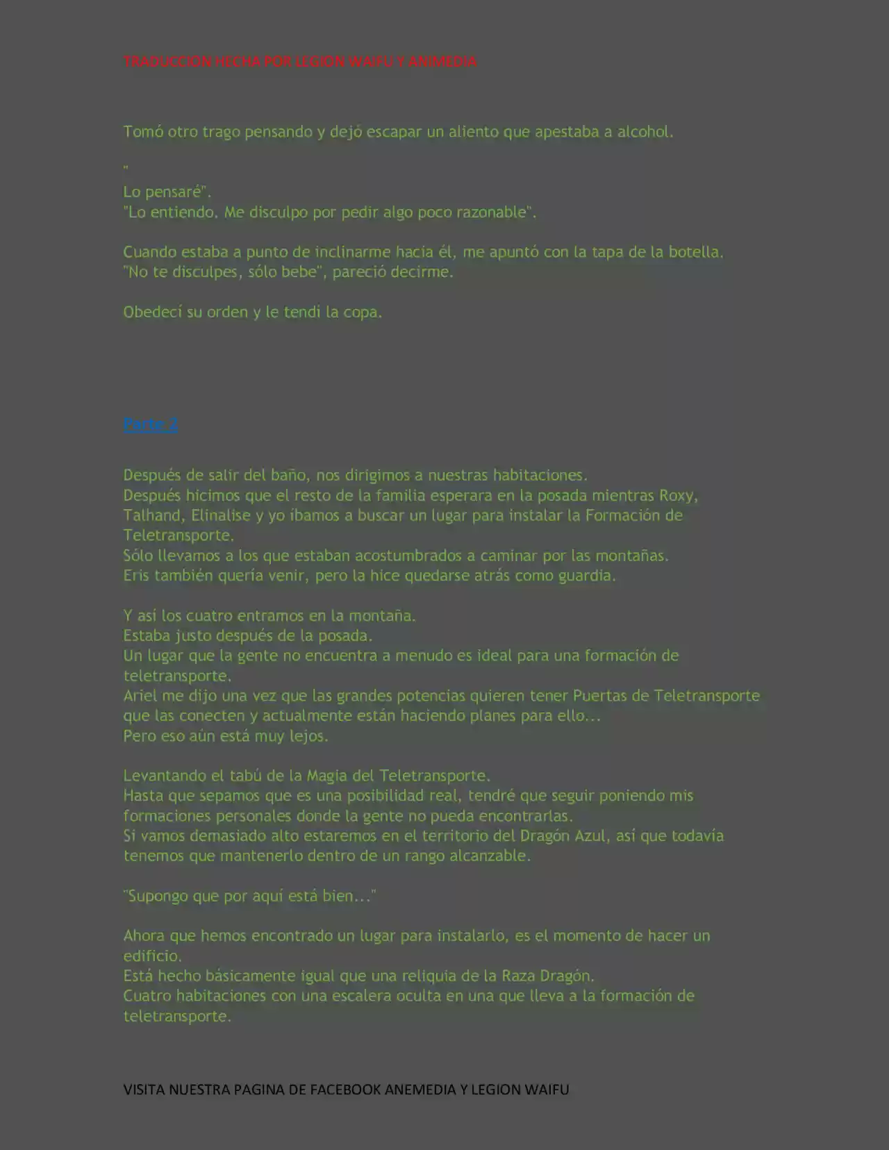 Mushoku Tensei Redundancy (Novela) - Capítulo 18 - Página 9 - LectorTMOo