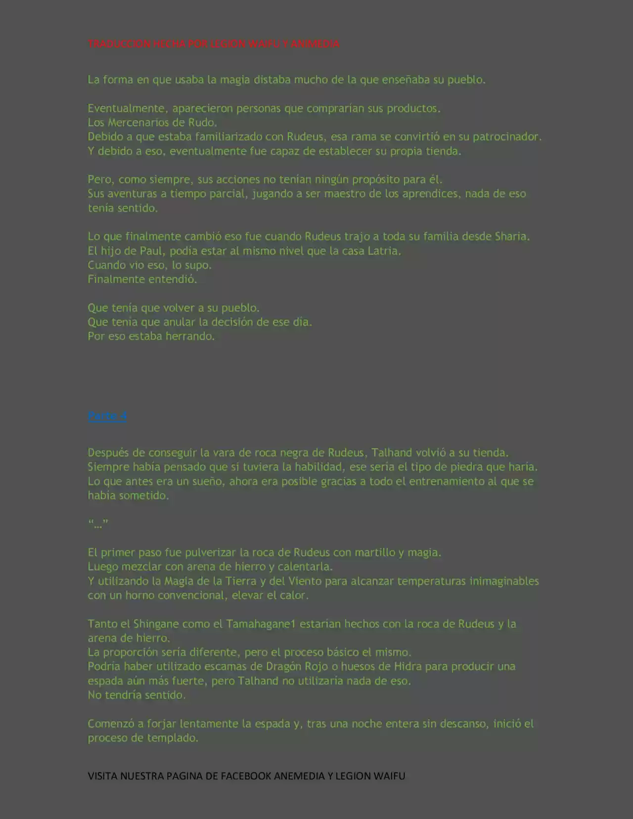 Mushoku Tensei Redundancy (Novela) - Capítulo 19 - Página 9 - LectorTMOo