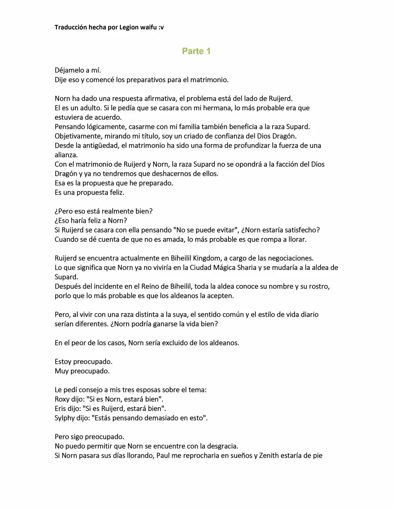 Mushoku Tensei Redundancy (Novela) - Capítulo 2 - Página 2 - LectorTMOo