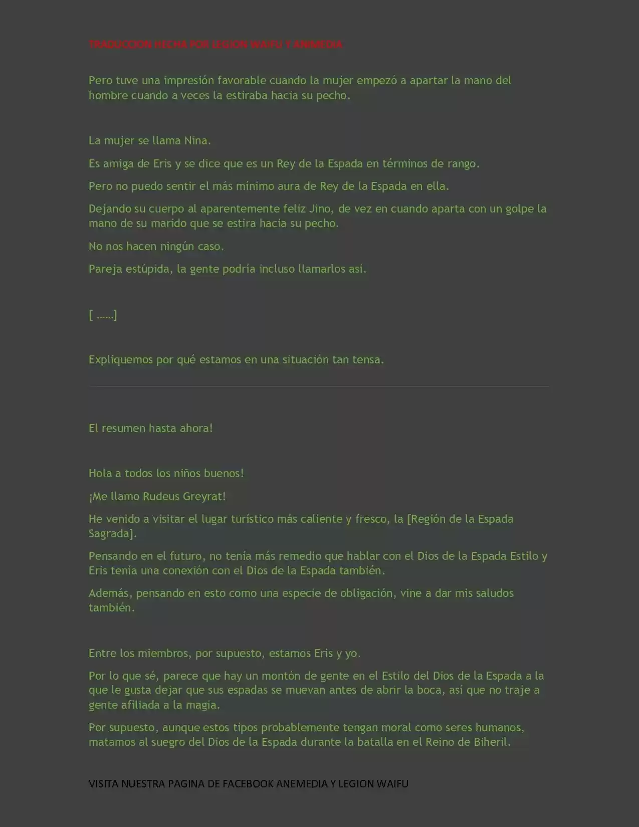 Mushoku Tensei Redundancy (Novela) - Capítulo 21 - Página 4 - LectorTMOo