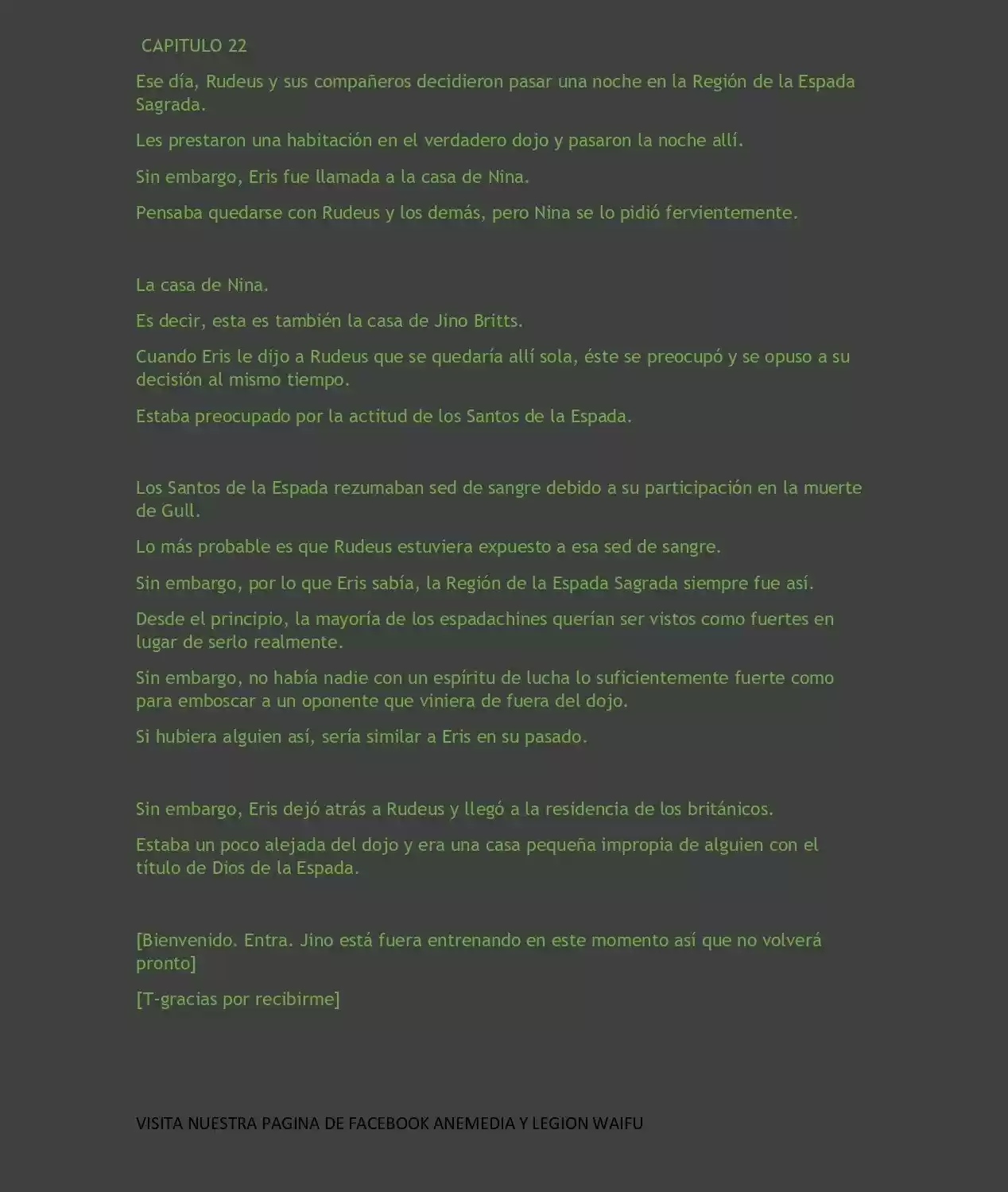 Mushoku Tensei Redundancy (Novela) - Capítulo 22 - Página 2 - LectorTMOo